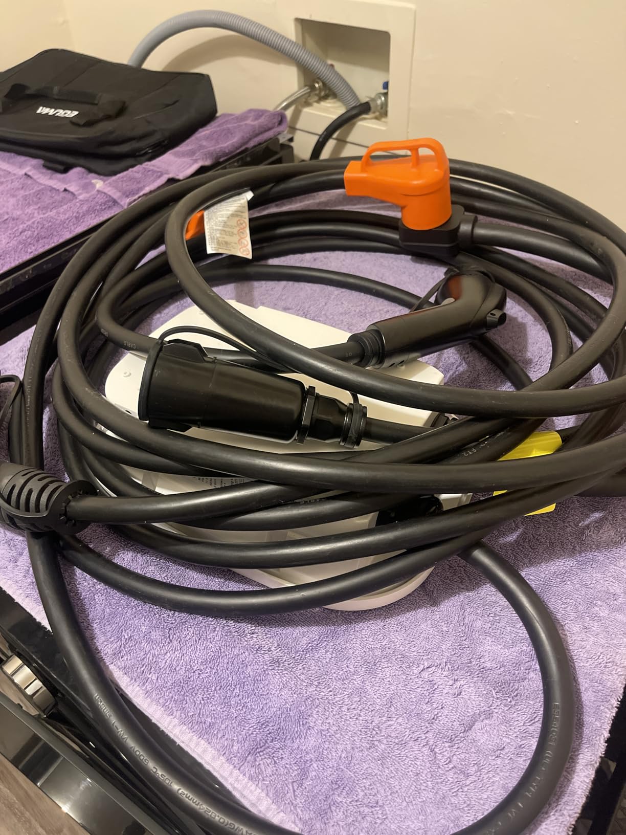 EV Charger Extension Cable, 30ft 40Amp J1772 Extension Cable Compatible with 110V-240V SAE J1772 EV Chargers, Suitable for J1772 EVs/PHEVs, Level 1/ Level 2 IP66 Car Charger Extension Cord with Bag customer photo 1
