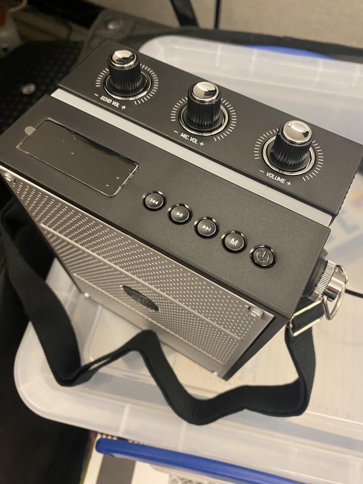 Voice Amplifier, Portable PA System with Wireless Headset Mic & Speaker, 50W Bluetooth Portable Microphone and Speaker for Teachers, Public Speaking, Events, Hands-Free Megaphone with Strap - S98 customer photo 2