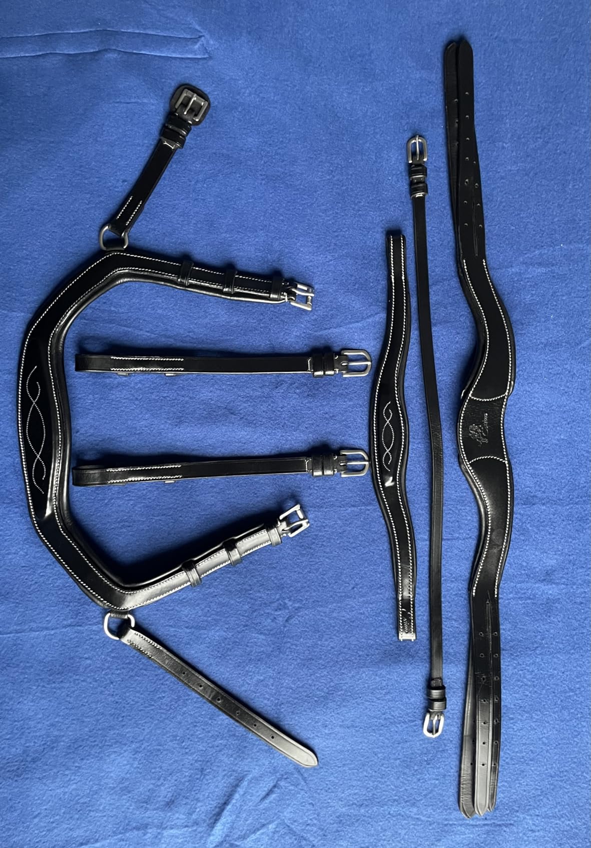 Anatomic Hunter Jumping Bridle for Horses - Soft Padded English Bridle with Anti-Pressure Crownpiece, Rubber Grip Reins & Fancy Stitch - Comfort Fit for Training, Show & Competition customer photo 1