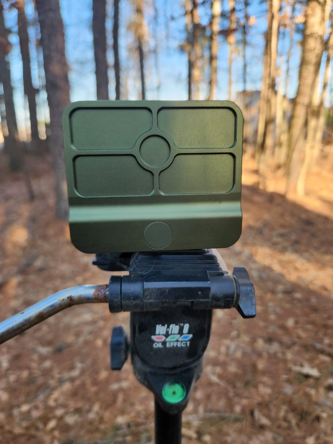 HUNTPAL Rifle Tripod Gun Clamp Saddle Shooting Rest Mount for Hunting Shooting Stick, Quick Release Accuracy Arca Swiss Ball Head & Adapter for Hand-Free Precision Shooting customer photo 2