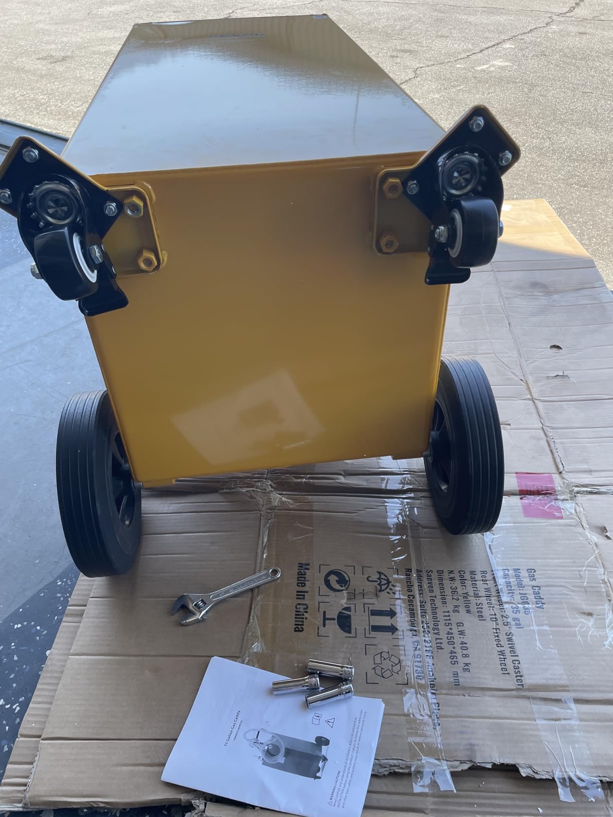 VEVOR 30 Gallon Diesel Caddy, 23.5 L/min, 180W Portable Storage Tank Container with Electric Pump Wheels, Diesel Transfer Storage Tank for Fueling customer photo 1