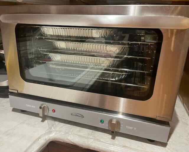 KoolMore 23 in. Commercial Countertop Convection Oven for Half-Size Pans with 4 Racks 1600W of Power in Stainless-Steel, ETL Listed for Safety and Sanitation (KM-CTCO-15) customer photo 1