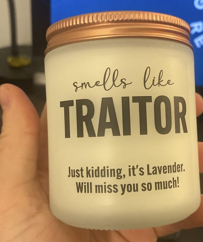 Funny Gift for Coworker Accountant, Data Analyst, Marketing Specialist - Humor Excel Spreadsheet Gift for Colleague, White Elephant Goodbye Present for Boss Friend Lavender Candle customer photo 1