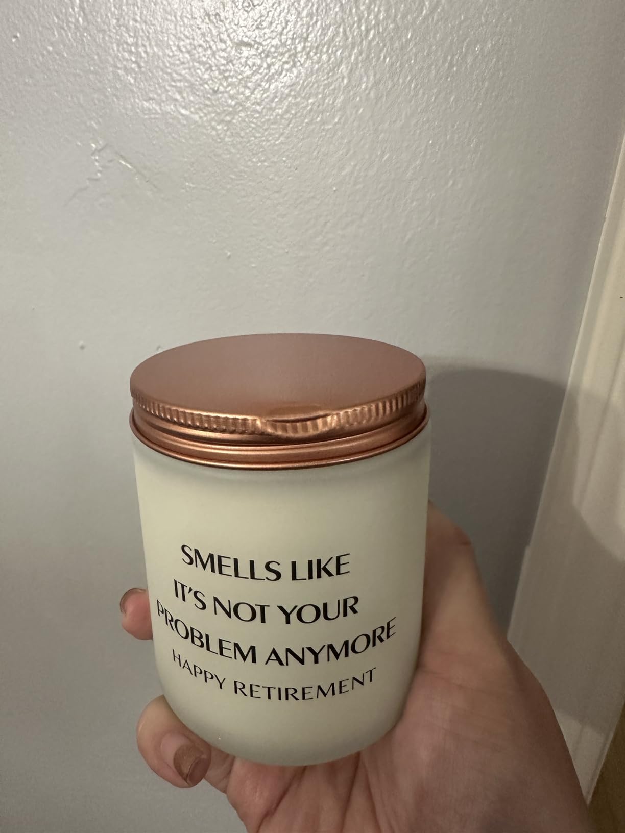 Funny Gift for Coworker Accountant, Data Analyst, Marketing Specialist - Humor Excel Spreadsheet Gift for Colleague, White Elephant Goodbye Present for Boss Friend Lavender Candle customer photo 2