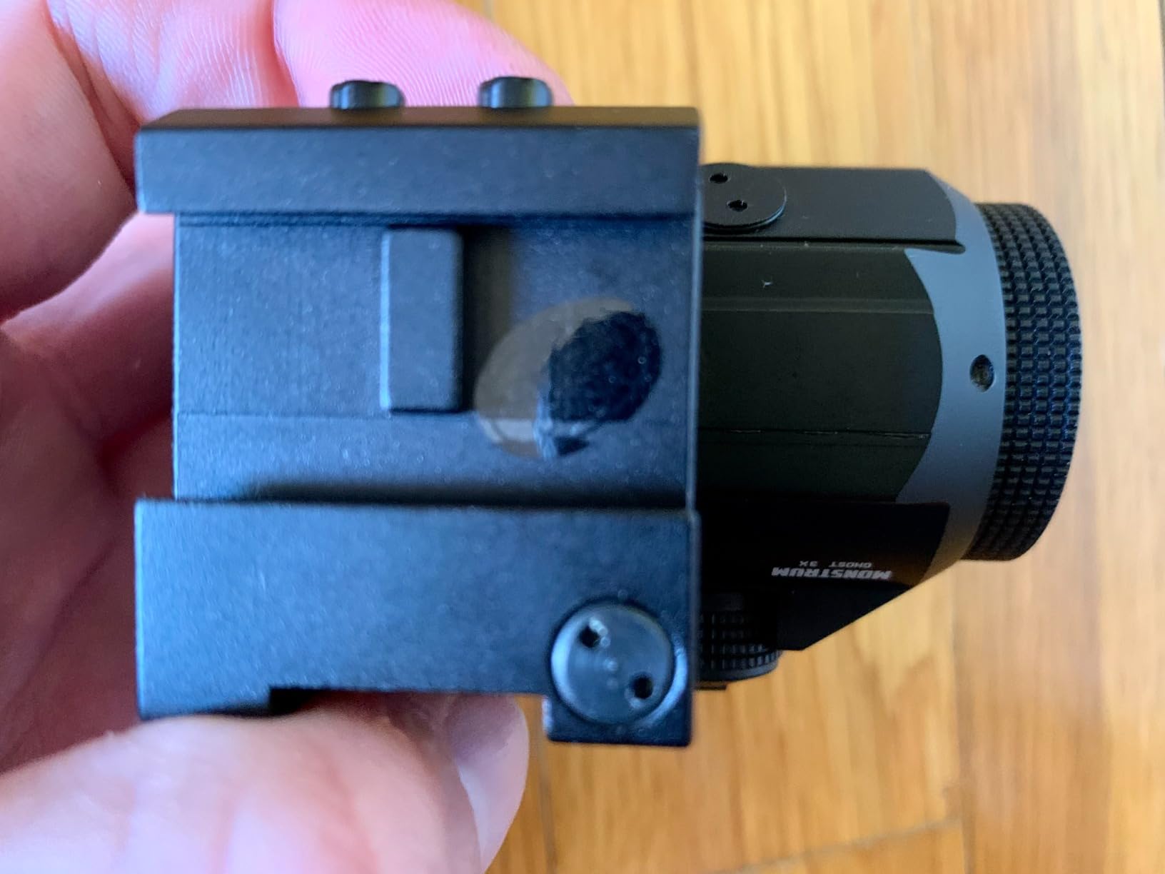 Monstrum Ghost G3 3X Micro Magnifier with Flip-to-Side Mount customer photo 2