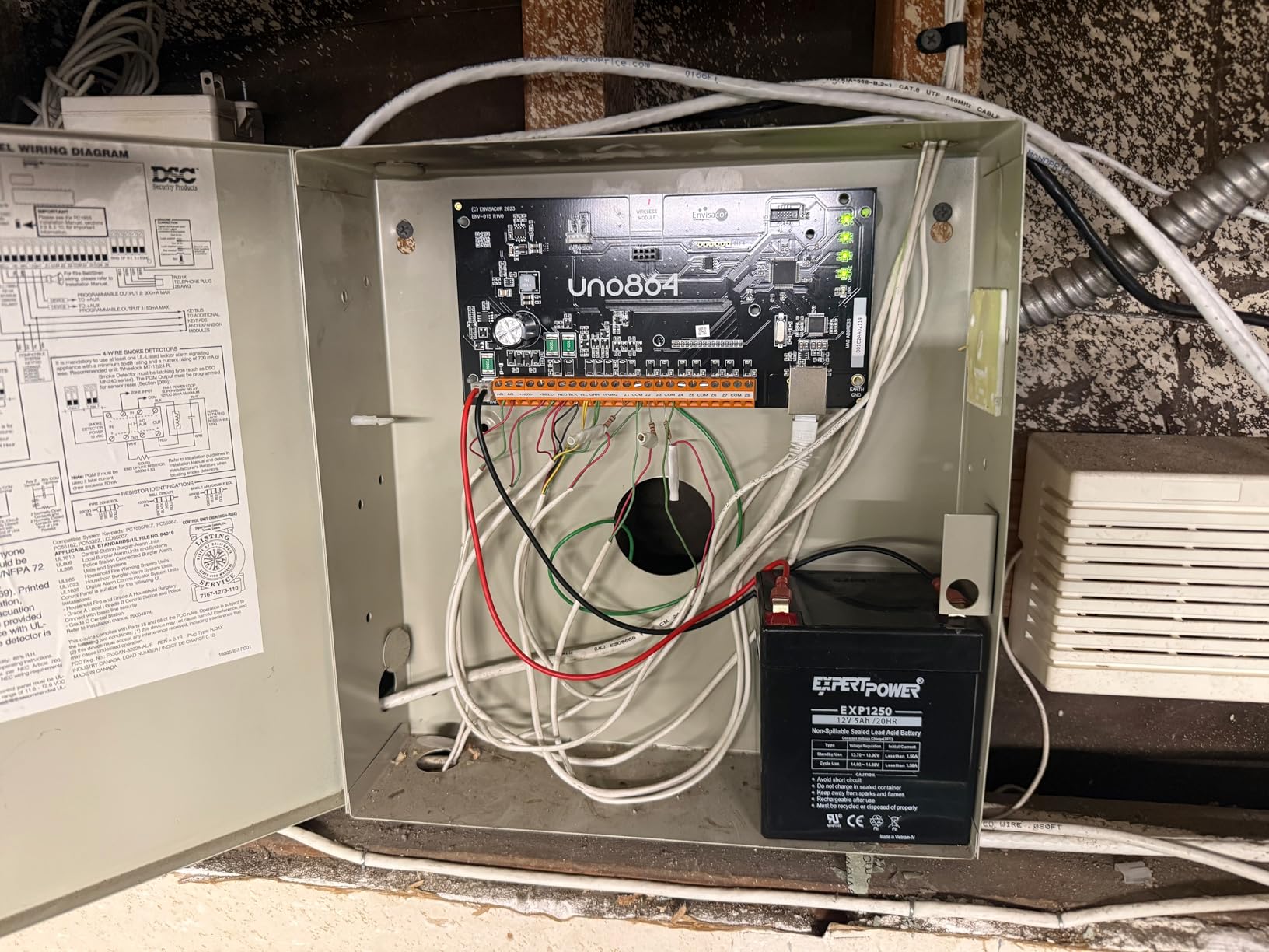 UNO IP Hybrid Professional Grade Alarm Panel. Supports 128 Zones/Users/FOBs. Home Automation Interface. LTE and RF Options. customer photo 1