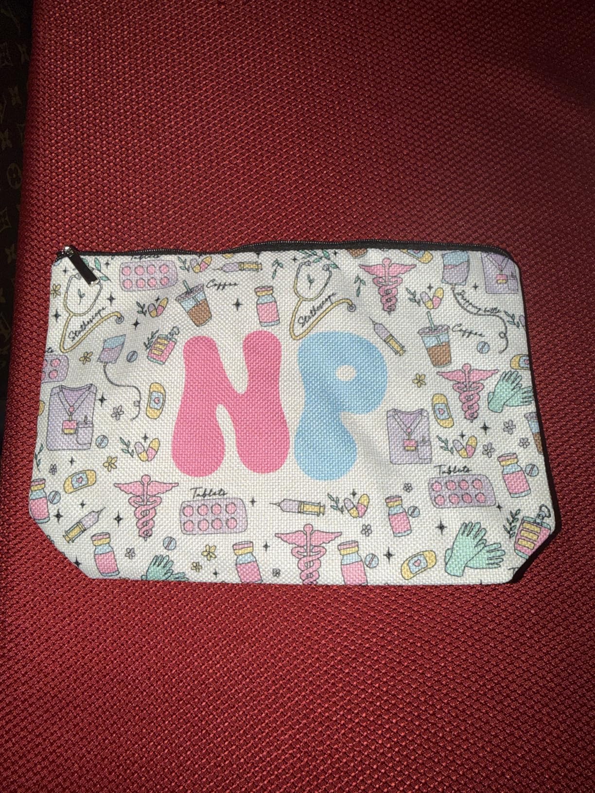Radiology Technologist Gifts Rad Tech Makeup Bag Cosmetic Bag X-ray Tech Gift Radiologic Technologist Gift Nurse Day Birthday Appreciation Gifts for Women Radiologist Technician Makeup Zipper Pouch customer photo 1