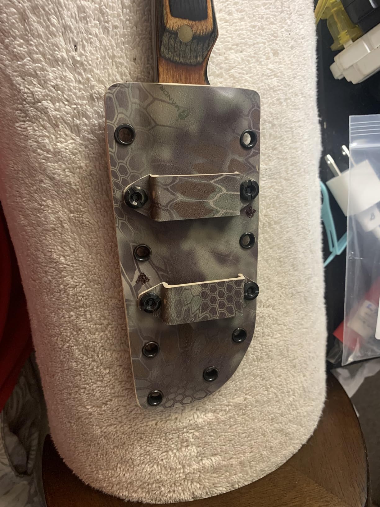 KYDEX Thermoform Sheet - (8in x 12in x .080in) - (HexCam 3D Specter - Micro) - (Infused Print) - (1 Sheet) - (P1 Texture)- (for Holster Making & Hobby) - (USA Made) customer photo 1