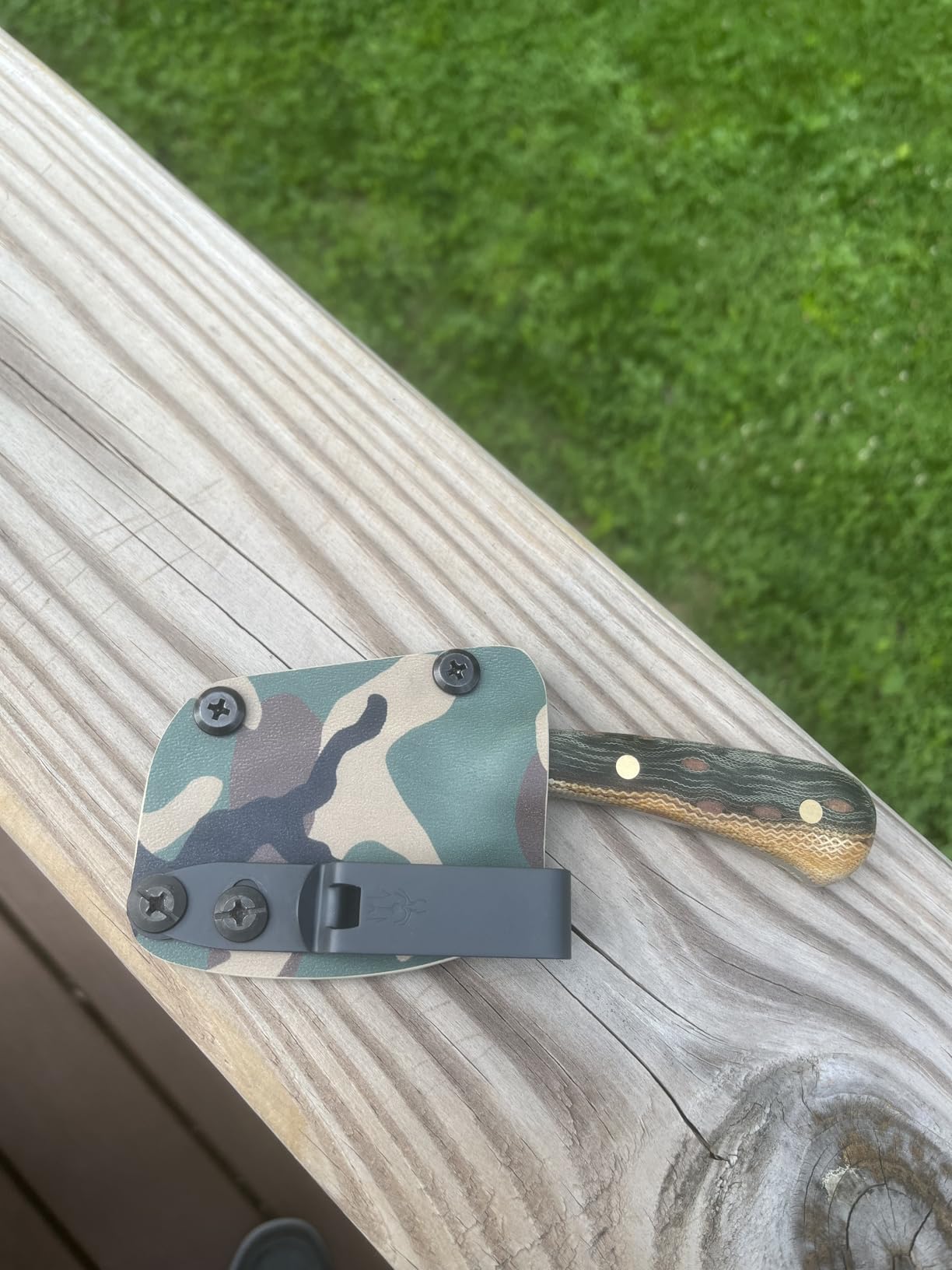 KYDEX Thermoform Sheet - (8in x 12in x .080in) - (HexCam 3D Specter - Micro) - (Infused Print) - (1 Sheet) - (P1 Texture)- (for Holster Making & Hobby) - (USA Made) customer photo 2