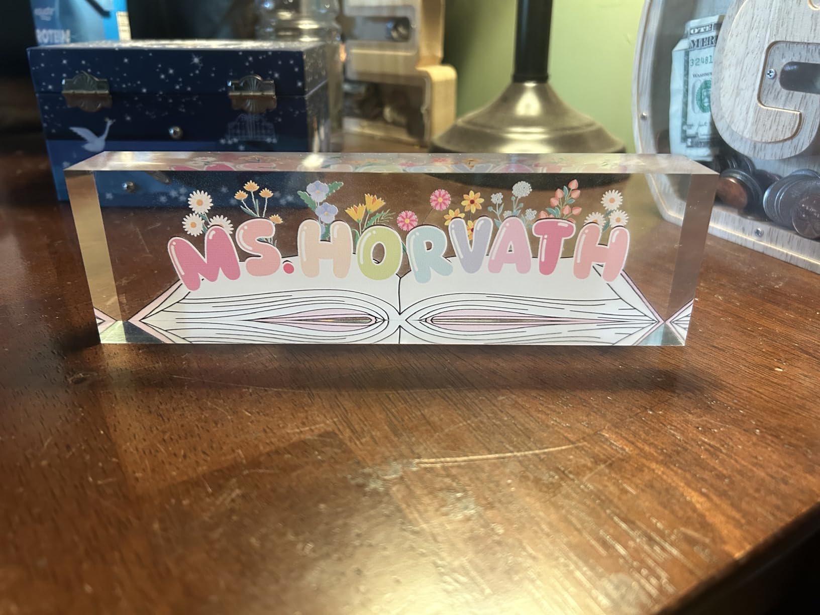 Desk Name Plate Personalized, Lawyer Name Plate for Desk, Office Desk Decor for Women & Men, Employee Appreciation Gifts Custom Office Gifts for Lawyer customer photo 1