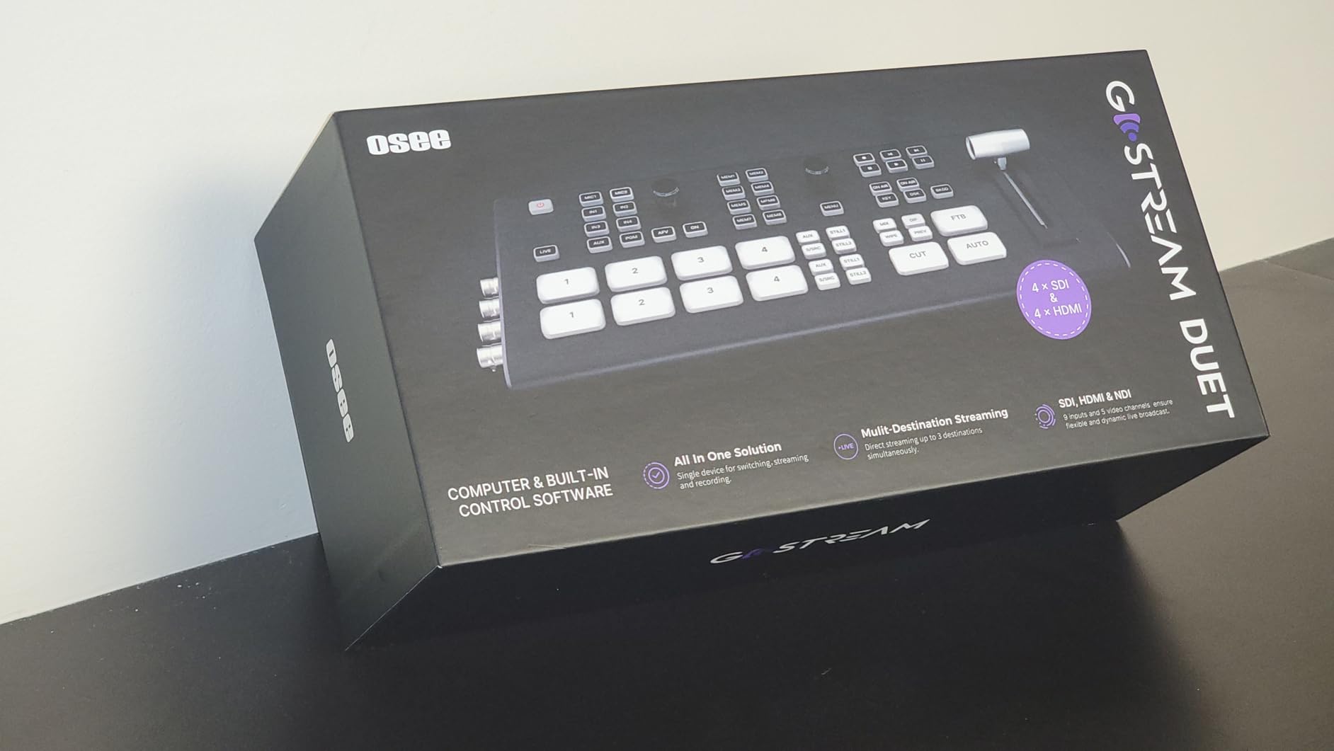Osee GoStream Duet Multiple Camera SDI and HDMI Live Stream Video Mixer Switcher customer photo 4