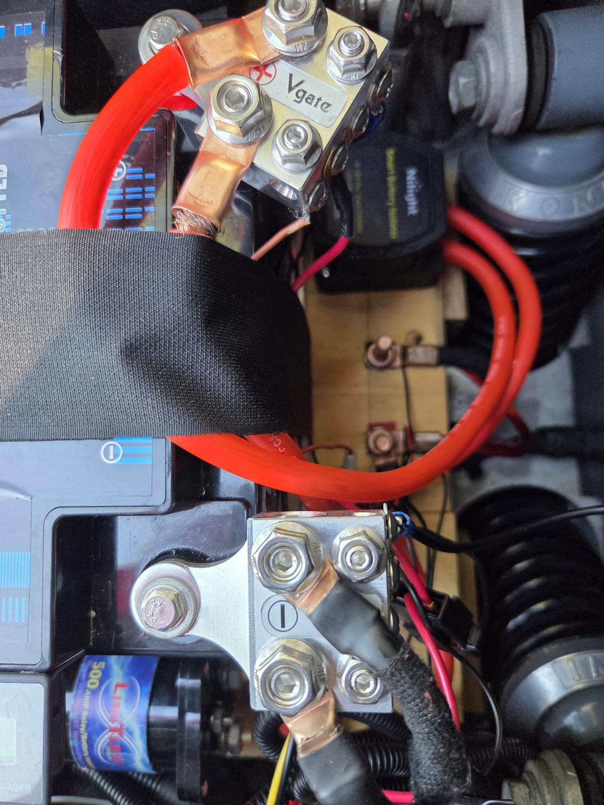 Nilight 12V 140AMP Dual Battery Isolator Kit with 6 AWG Power Cable Terminal Voltage Sensitive Relay Smart VSR Automatic Charger Disconnect for Truck Van RV ATV UTV Boat Can Am customer photo 2