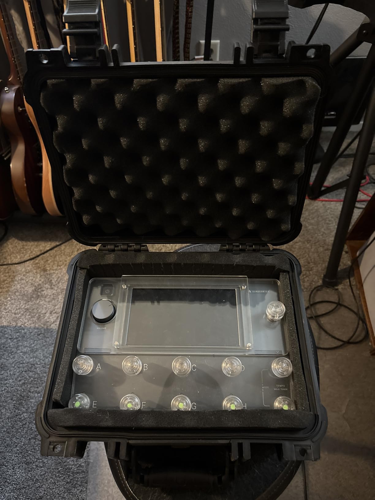 Jack Boss Hard Case, 13.6 x 11.4 x 6 Inch Portable Weather Waterproof Protective Camera Case with Customizable Foam, Fit Use of Drones, Camera, Equipments, Black customer photo 2