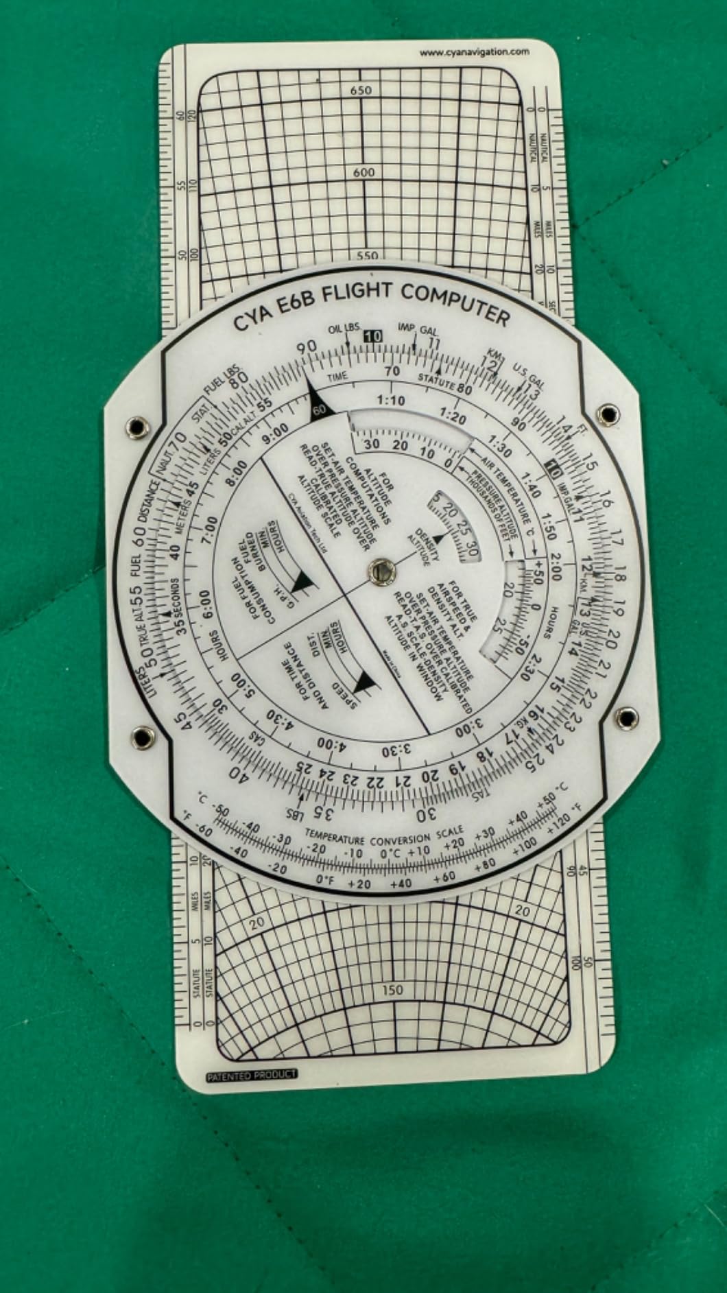 E6B Plastic Flight Computer for Pilots Aviation Flight Computer Calculator Essential Pilot Accessories Aviation Tools for Student Training Bag, Use with IFR VFR Sectional Charts customer photo 1