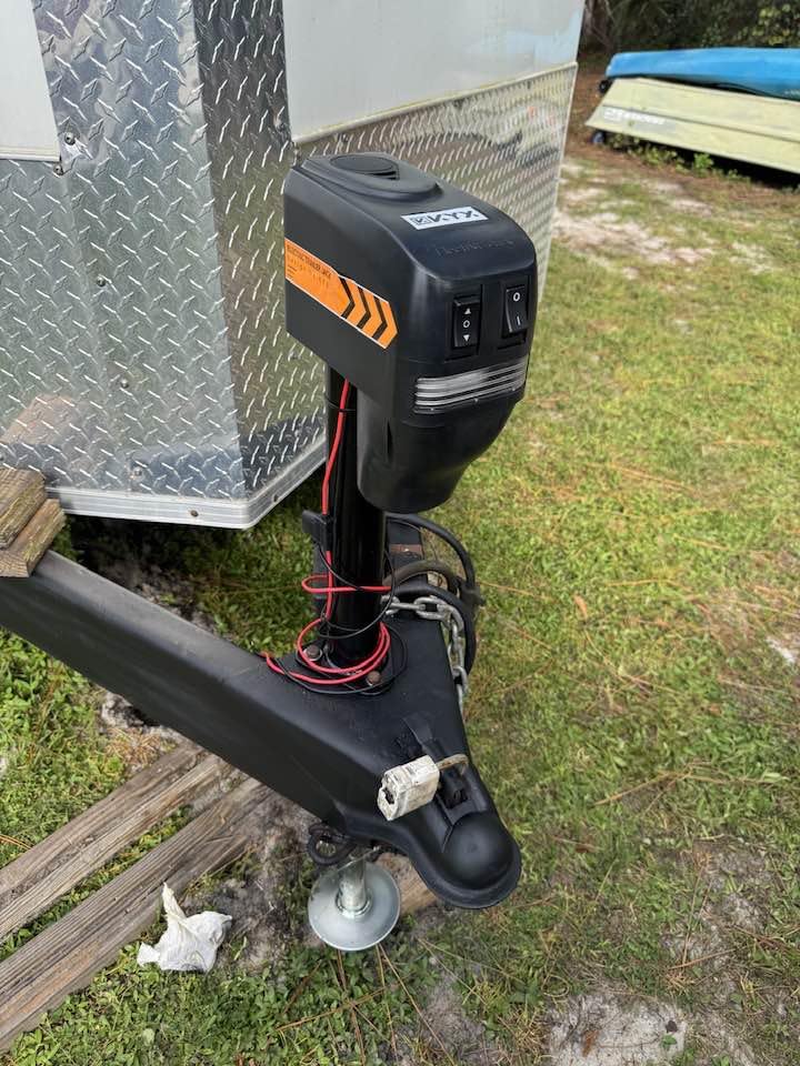 KYX Electric Trailer Jack to 5000LBs, Power Tongue Jack,9.84