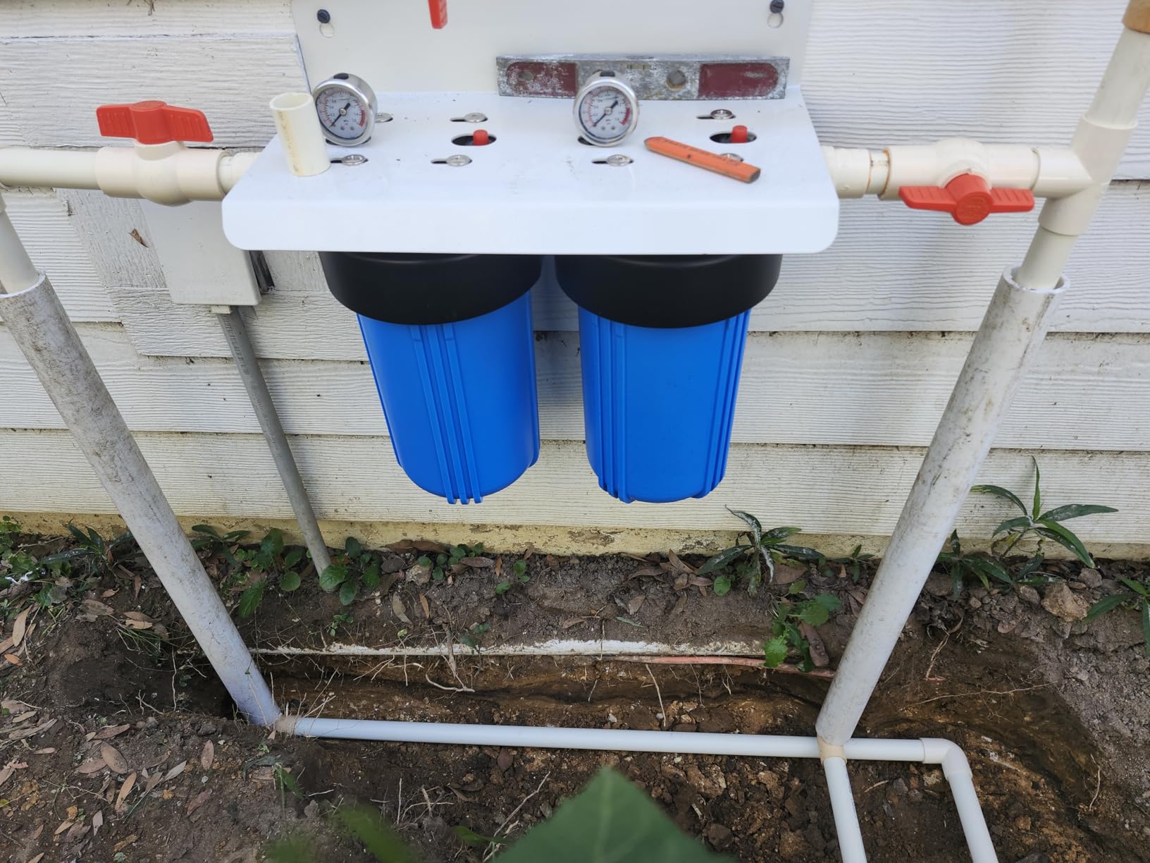 PUREPLUS 2-Stage Whole House Water Filtration System, 10