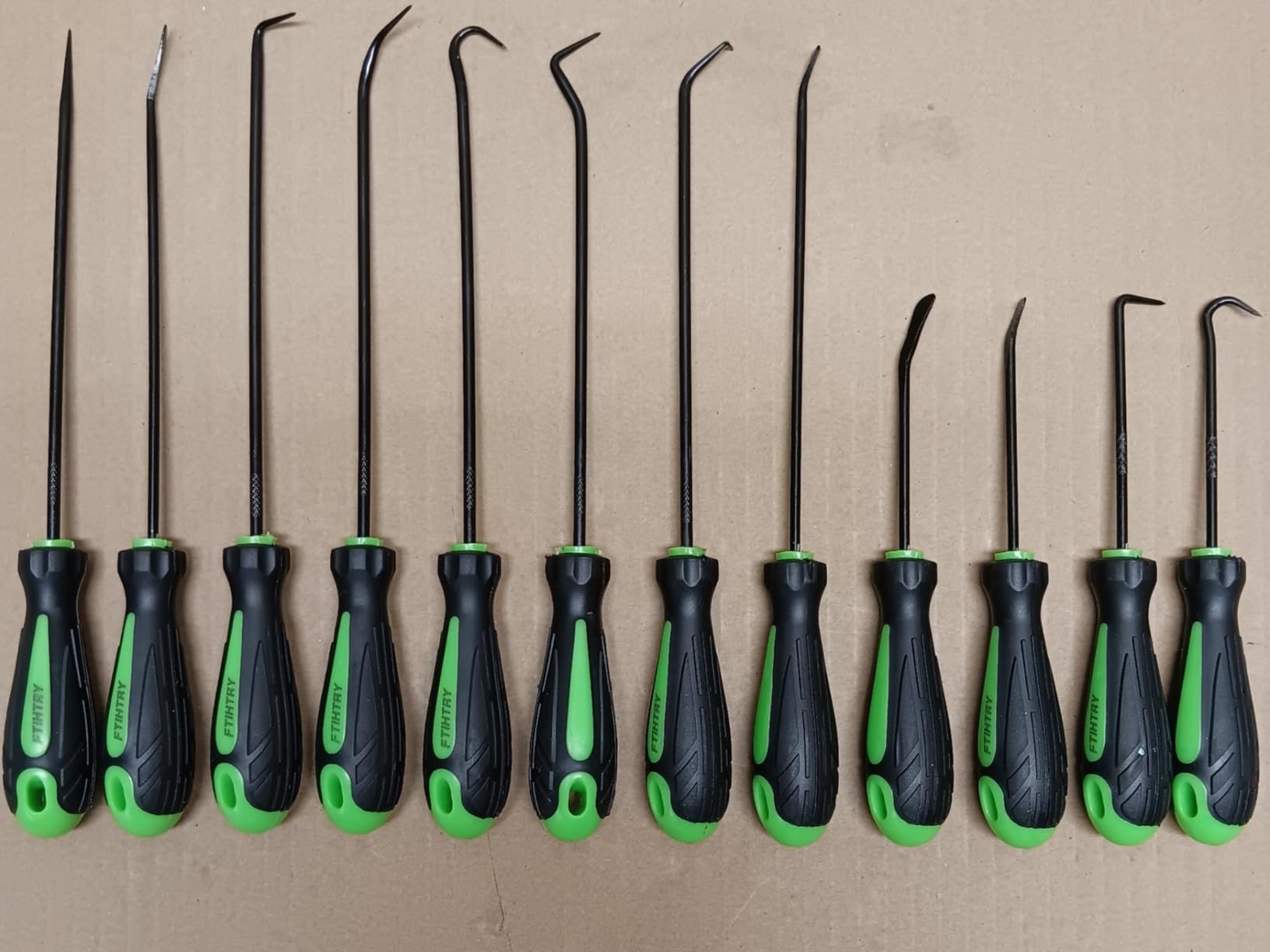 FTIHTRY 12-Piece Pick and Hook Tools Set, Pick Tool Set Car Auto Oil Seal/O-Ring Seal Gasket Pick Hooks Puller Remove customer photo 2