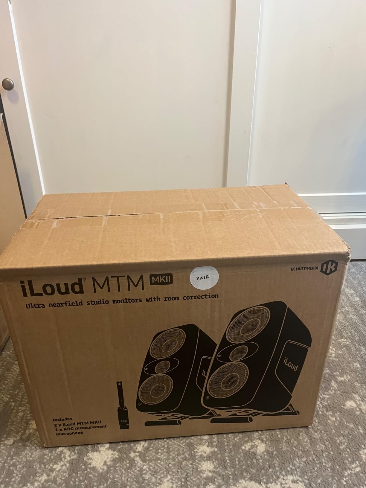 IK Multimedia iLoud MTM MKII (Pair Plus ARC mic) Compact Studio Monitor with Built-in ARC Room Correction customer photo 2