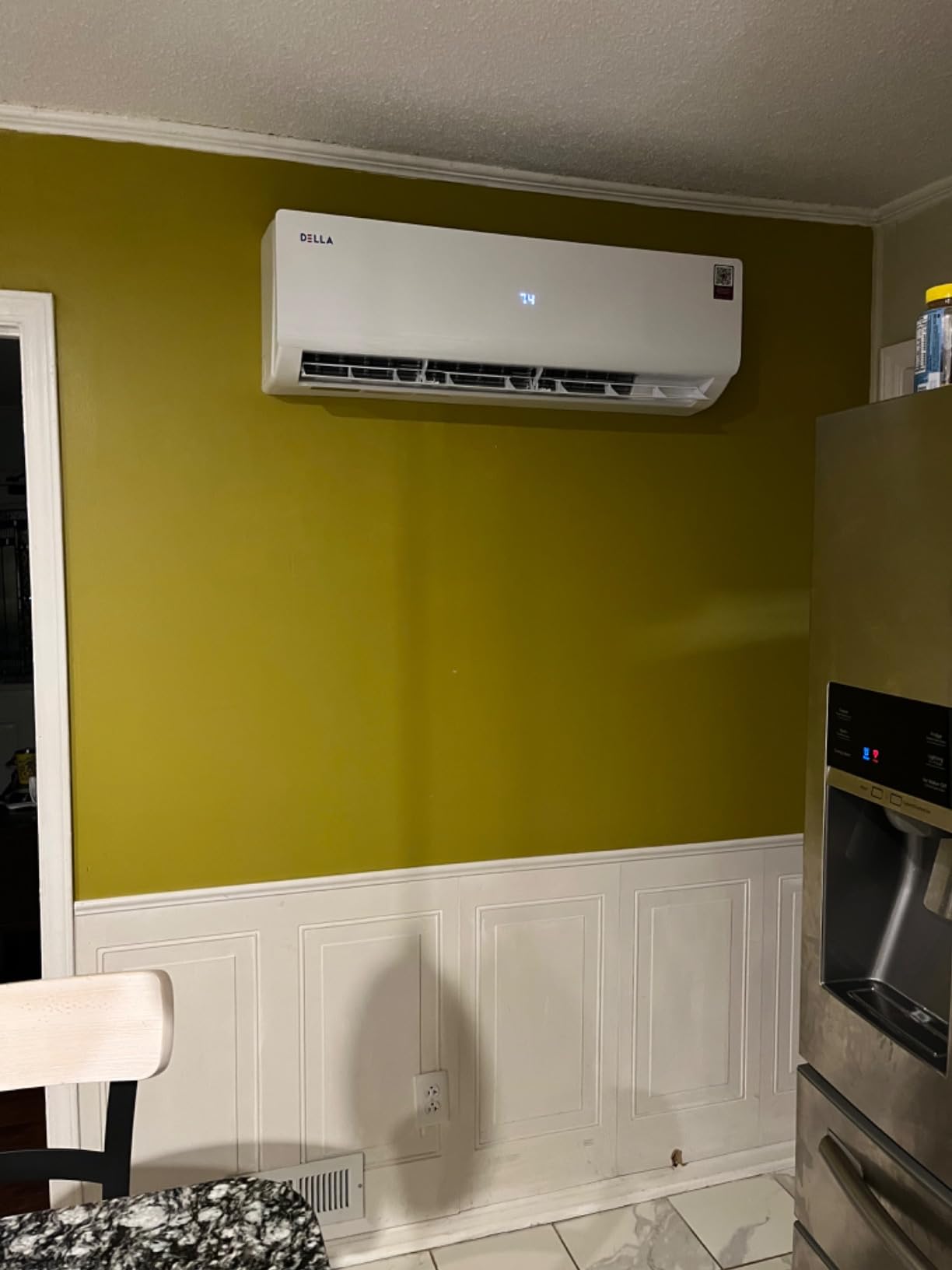 Della 35K BTU ODU Multi Zone AC Quad 4 Zone (9K 9K 9K 18K) Mini Split, 19 SEER2 208-230V Cools Up to 2200 Sq.Ft, Works with Alexa and Wifi, Energy Efficient, Pre-Charged Heat Pump,16ft Kits customer photo 2