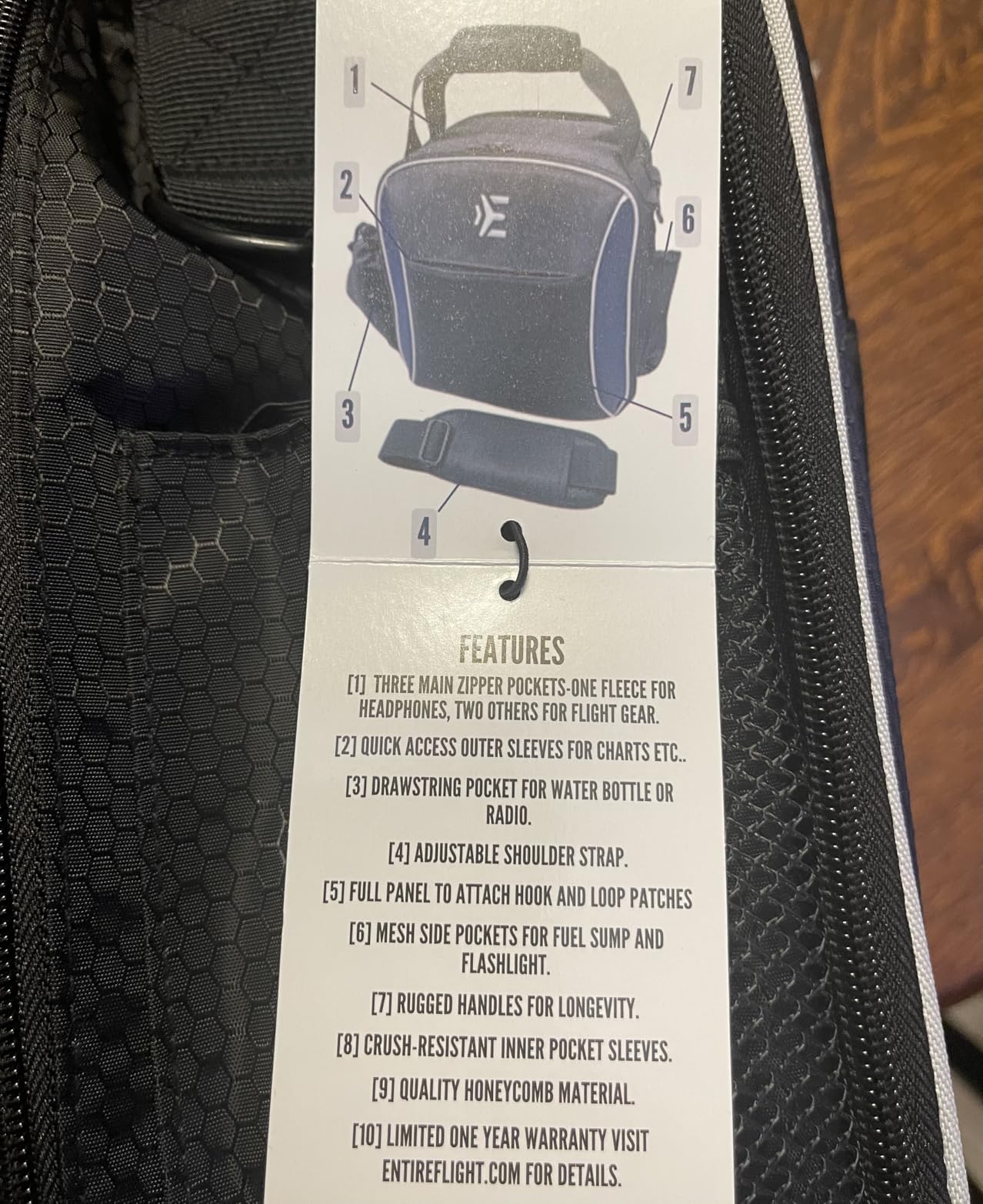 EntireFlight Flight Bag For Pilots - Pilot Bag Carries All Required Pilot accessories and Gear Including Your Kneeboard, Ipad, And Aviation Headset - Great Gifts for Students & CFIs customer photo 2