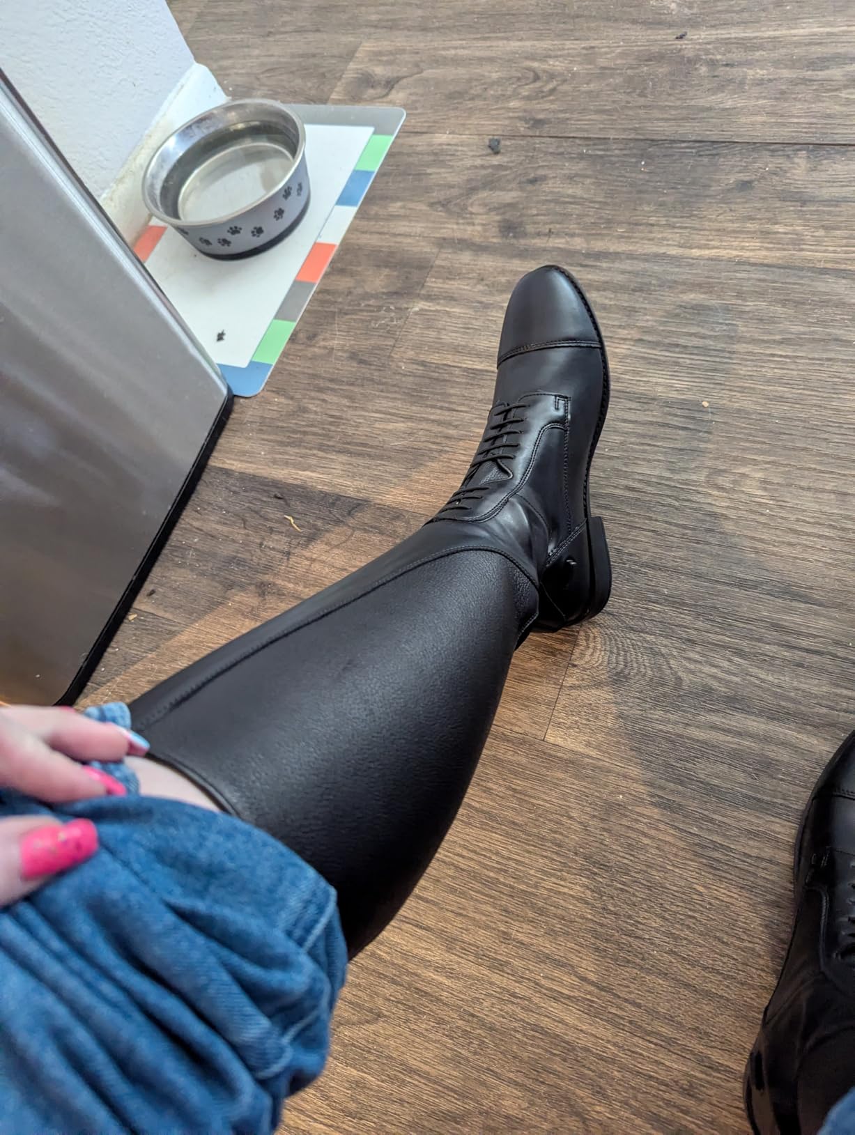 Equinavia Karina Womens Synthetic Leather Equestrian English Horse Riding Tall Field Boots | Includes Reusable Boot Shapers customer photo 1