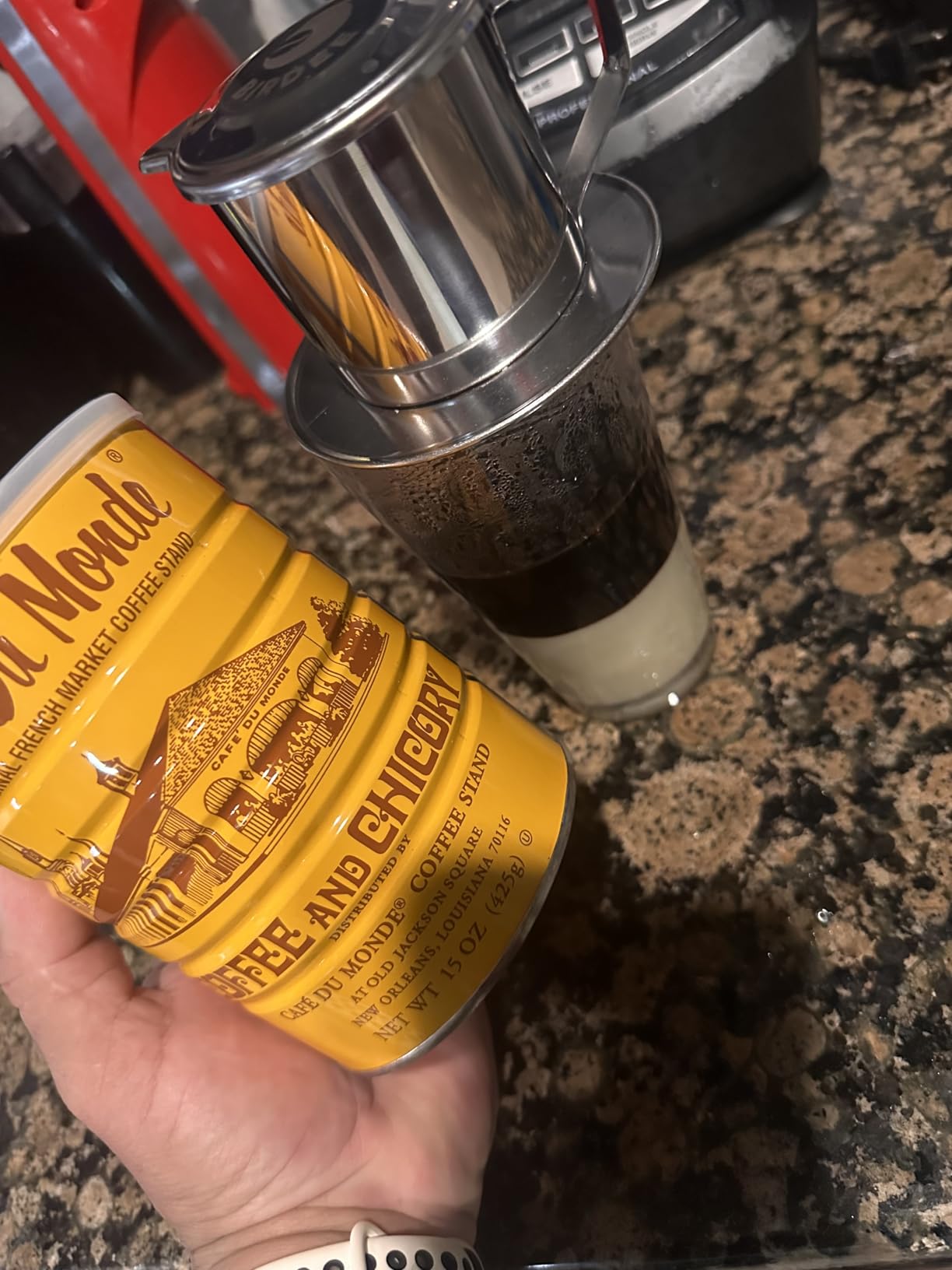 Birdee Vietnamese Coffee Dripper - 12 oz, Stainless Steel, Medium Drip Filter, Dishwasher Safe customer photo 1