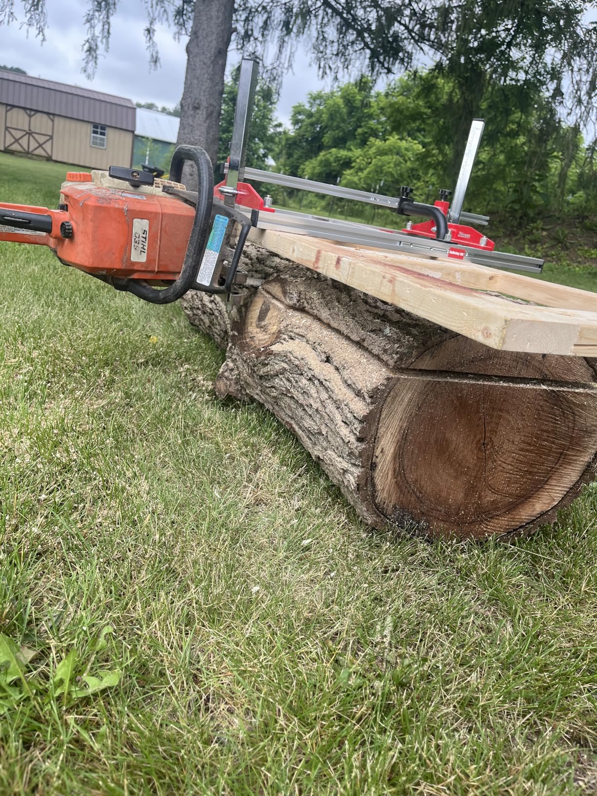 Zozen Chainsaw Mill with Lumber Guide Brackets, Portable Sawmill Kit - Can be Assembled into 3 sizes=