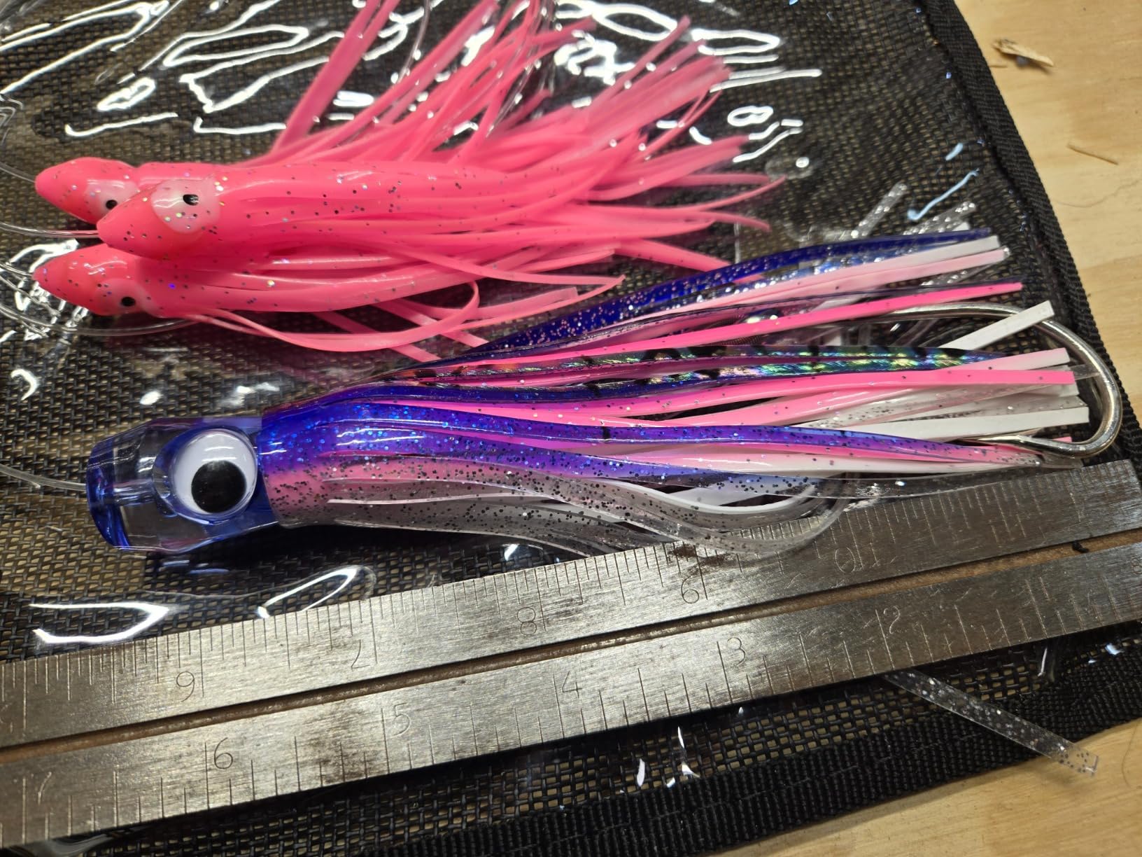 OCEAN CAT Teaser Chain Lures Trolling Lure Saltwater Fishing Lures with Stainless Steel Hook and High Strength Fishing Line Fully Rigged Teasers for Wahoo Tuna Marlin Mahi Mahi customer photo 1