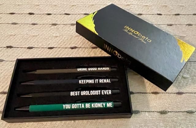 InnoBeta Urology Gifts for Urologist, Ballpoint Pen Set of 4 customer photo 1