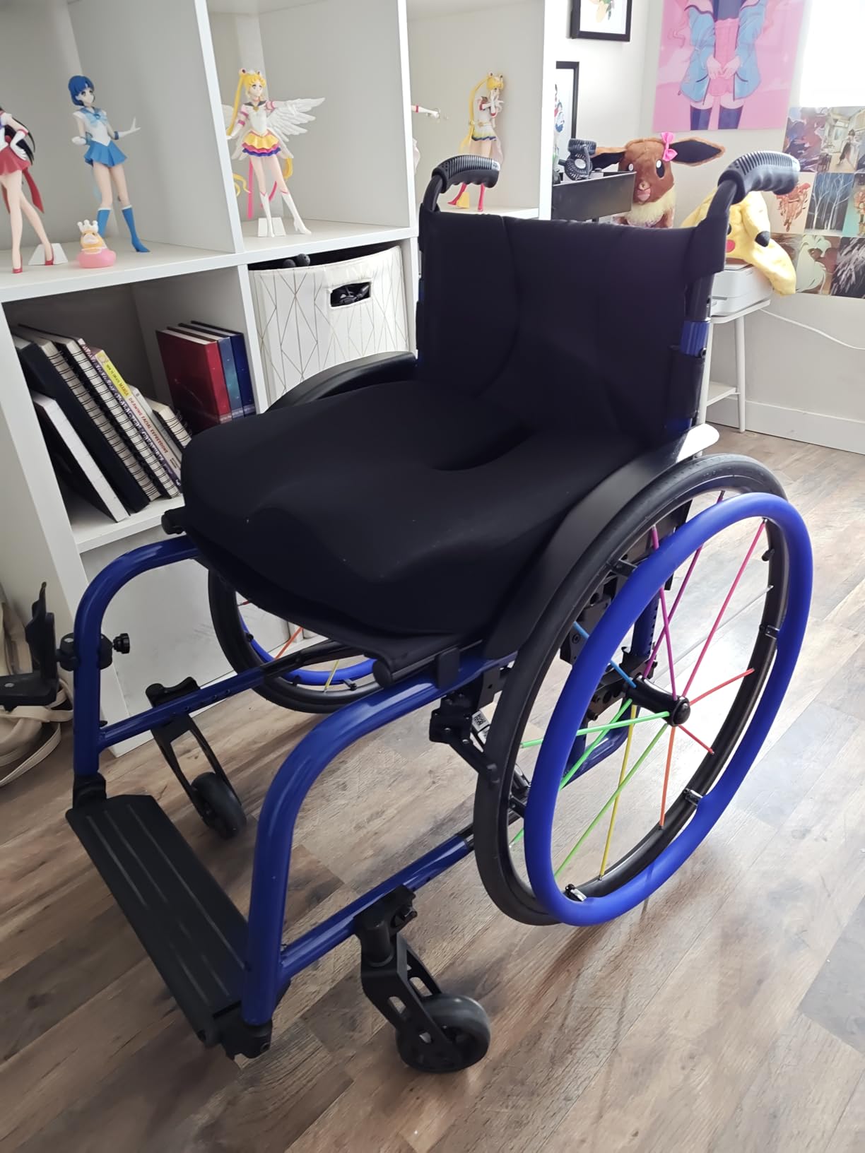 Vive Lightweight Manual Wheelchair - Narrow, Foldable Wheel Chair for Active Adults - Portable Transport, Small Compact & Folding - Collapsible for Travel - Fully Adjustable & Weighs Only 25 lbs customer photo 2