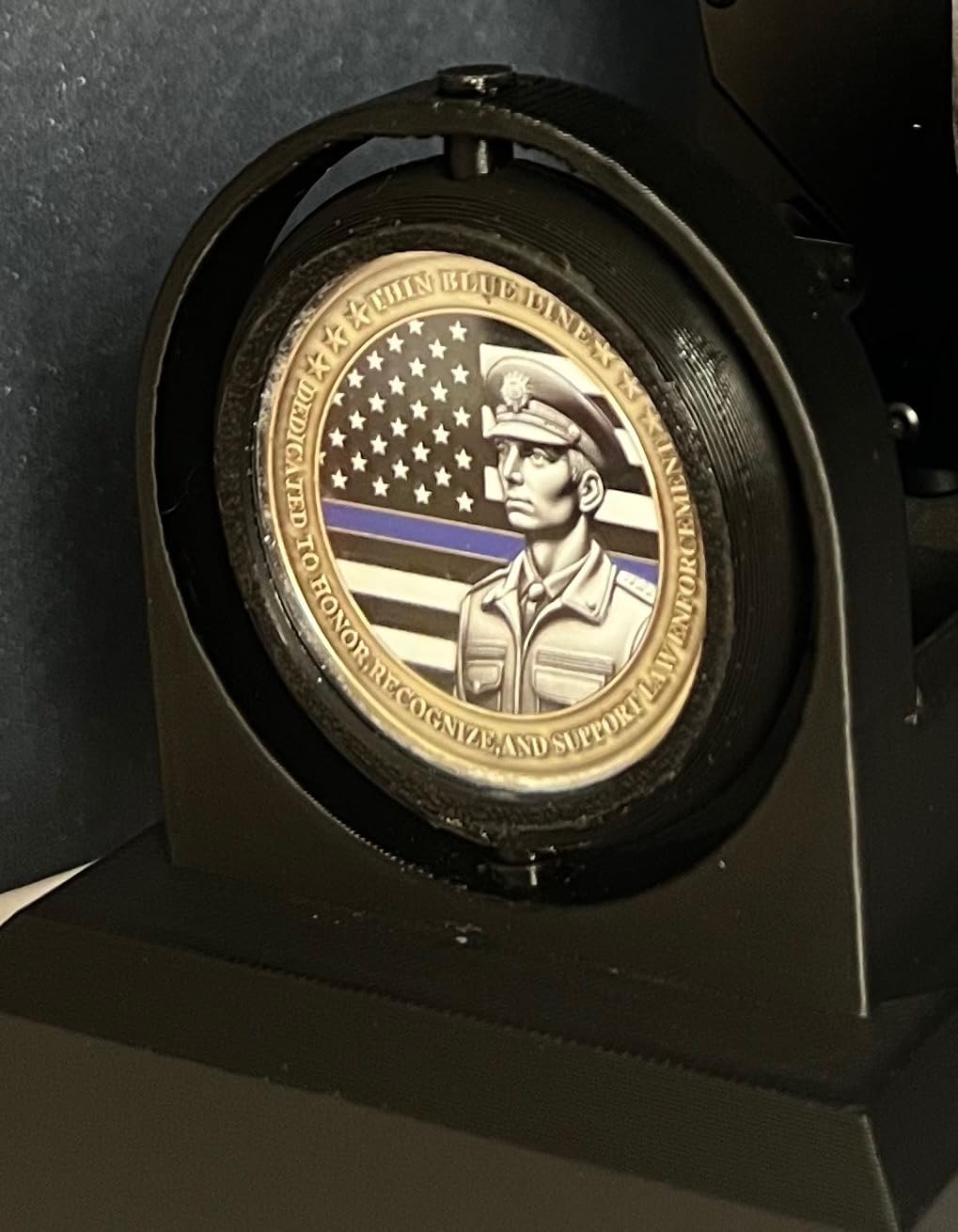 Patriotic Correctional Officer Coin | Honor & Valor Medallion | Correctional Officer's Prayer Token | Appreciation Gifts for Correctional Officers and Servicemen customer photo 1