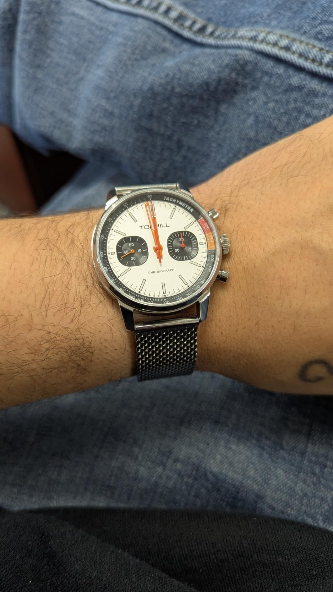 Mens Watches 40mm Chronograph Seagull 1963 Original ST1901 Movement Pilots Mens Racing Chronograph Hand Wind Mechanical Watch Sapphire Luminous Pilot Wristwatches customer photo 2