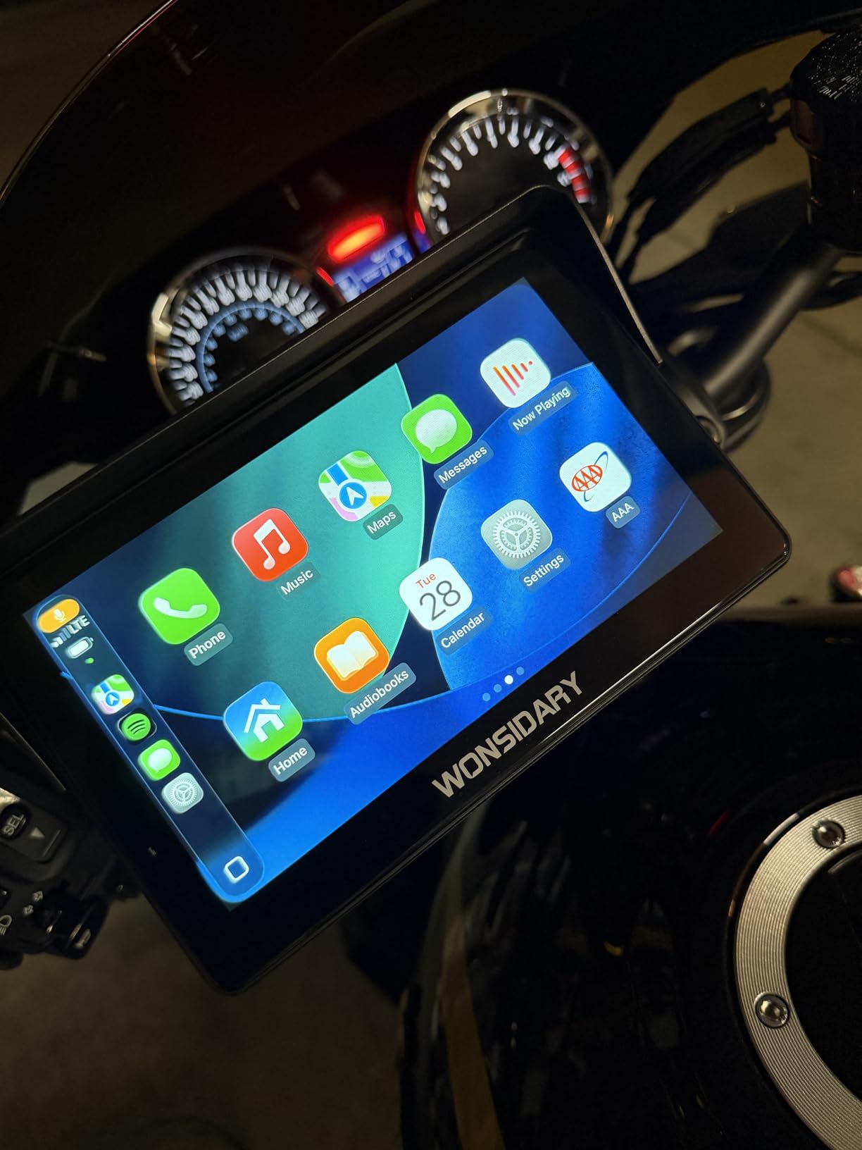 W722 for Motorcycle CarPlay & Android Auto,7