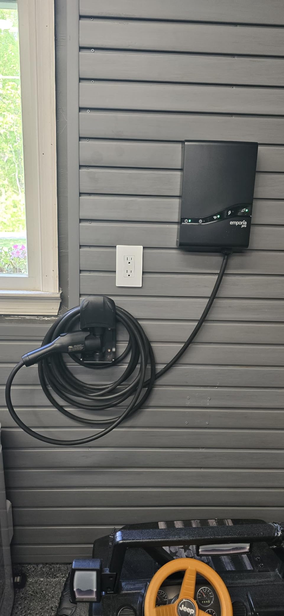 Tesla Charger Holder & UMC Holder, with Combination Lock, Compatible with Model 3/S/X/Y, Premium Charging Cable Organizer for Tesla Gen 2 Mobile Connector Wall Mount customer photo 1