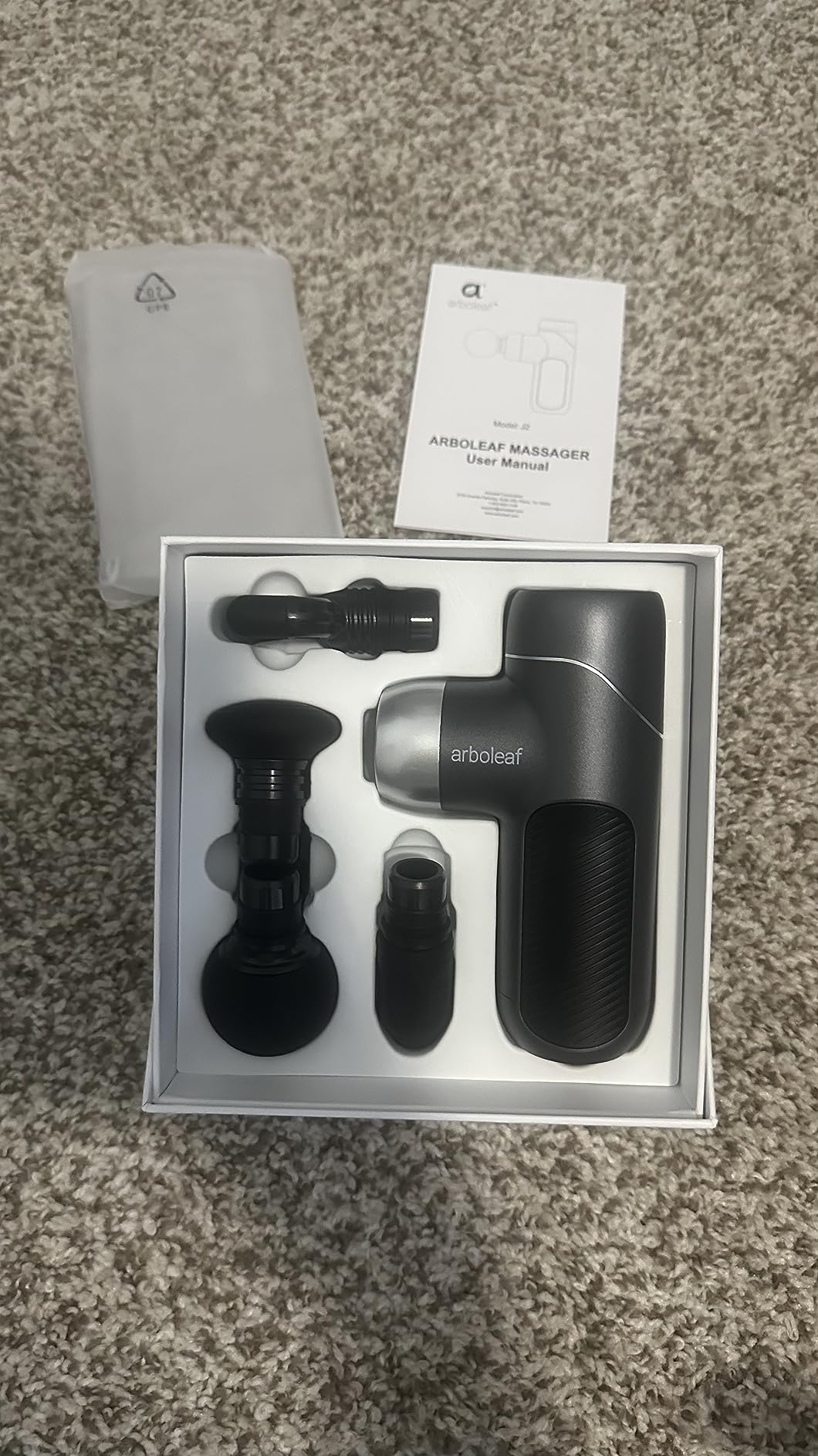 Mini Massage Gun Deep Tissue, Percussion Muscle Massager for Back Pain Relief, Portable Small Travel Size, Quiet Massager, Gifts for Woman Man customer photo 1