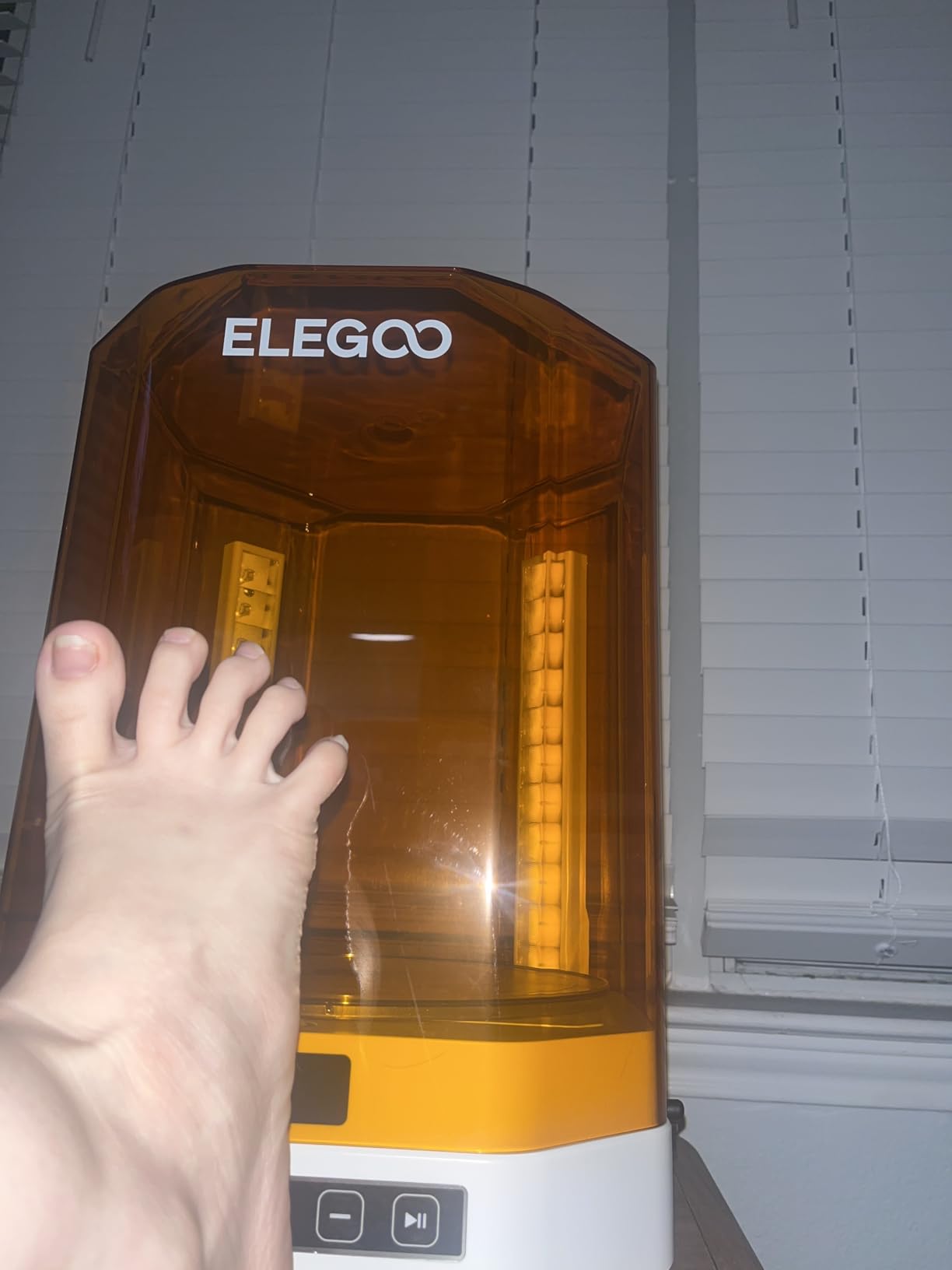 ELEGOO Mercury Plus 3.0 Larger Wash and Cure Station, Resin Curing Machine for LCD/SLA/DLP 3D Printing Models, Best for Saturn, Mars 3D Printer, Washing Size of 230 x 135 x 260mm customer photo 1
