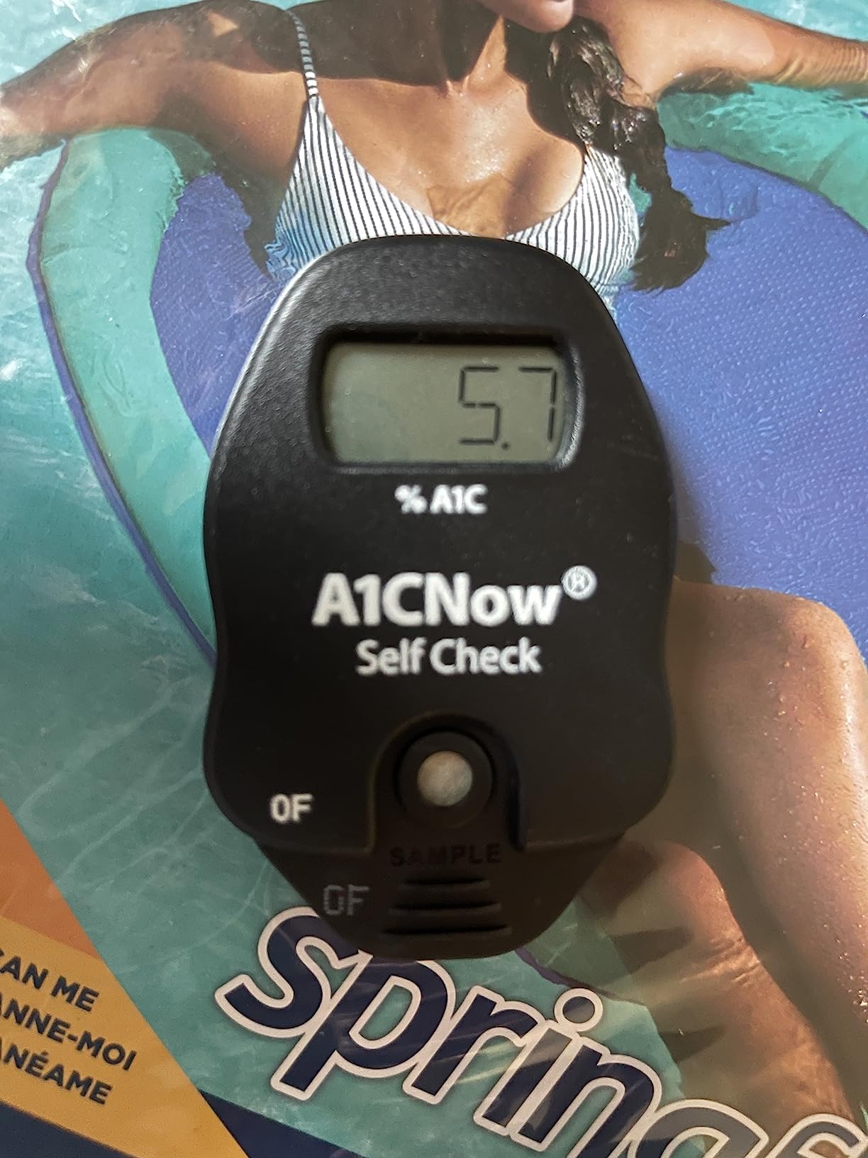 HSBHM-102 Home Care Portable Blood Hemoglobin Analyzer Anemia Hb Test Check Kit Handheld Finger Prick Meter Easy To Use Quick Results With 25Pcs Strips Lancets Droppers customer photo 2