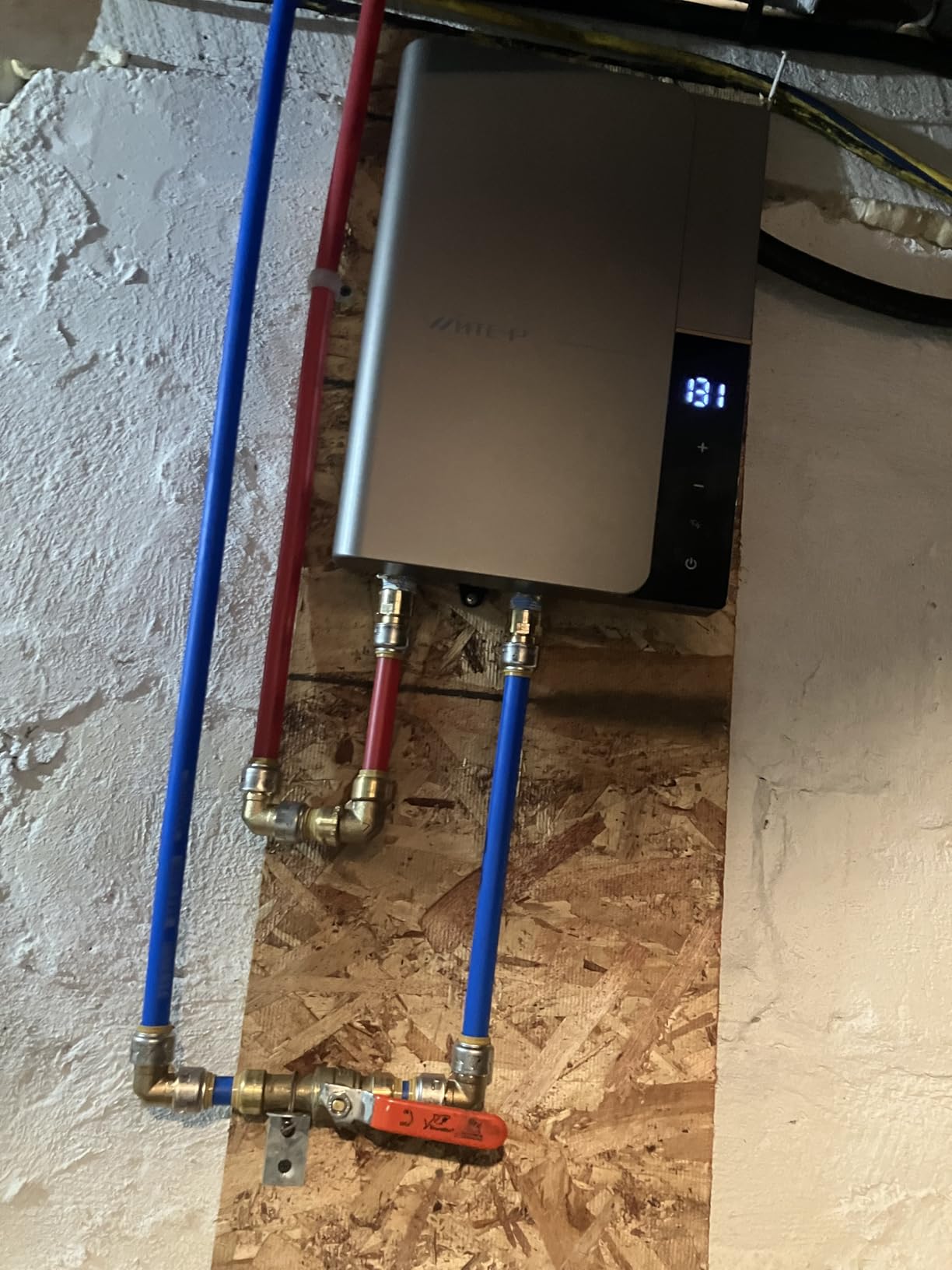 Electric Tankless Water Heater WINTEMP 27kW 240V, Whole House Hot Water Supply with WiFi Control customer photo 1