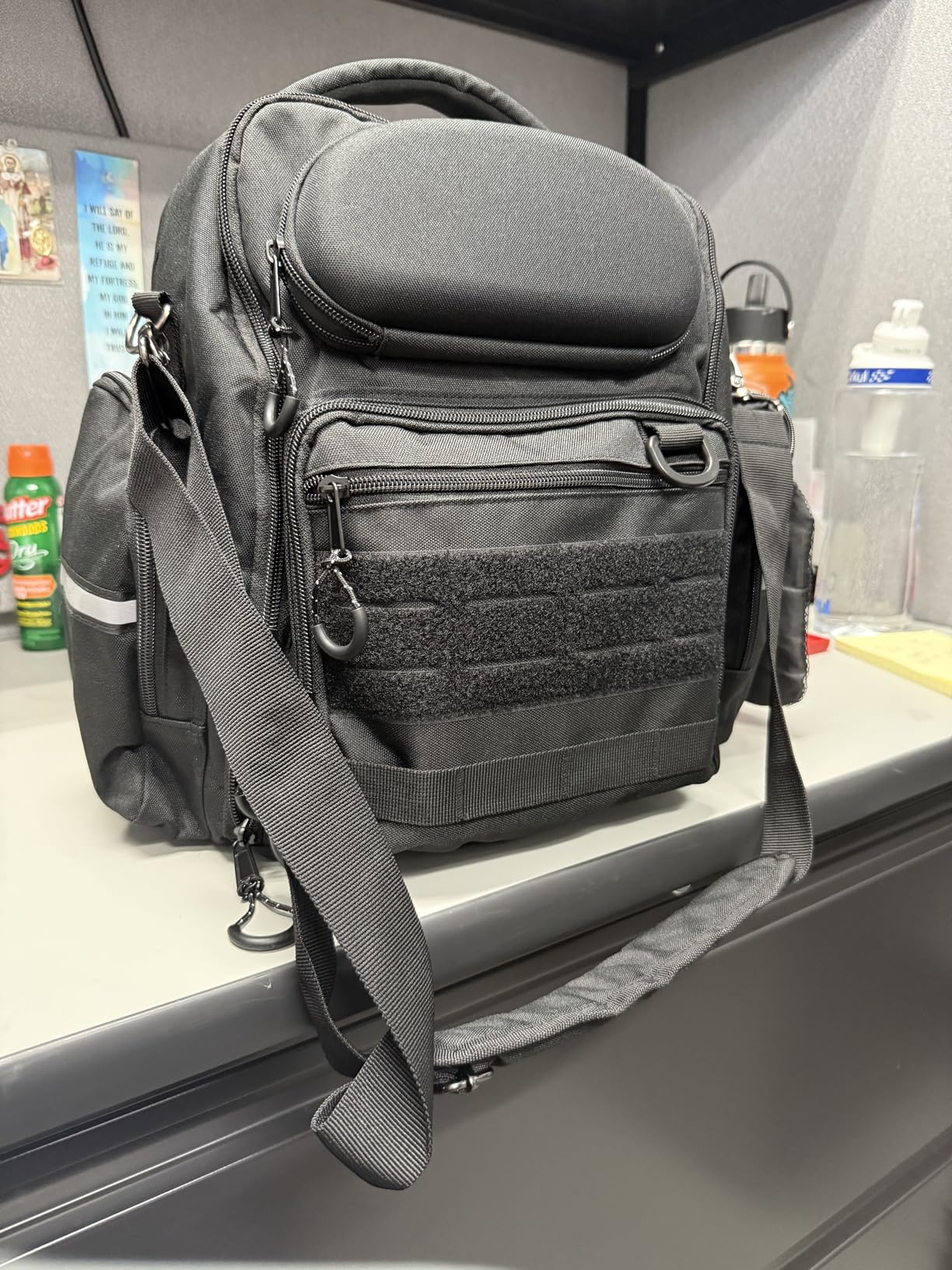 Damero Pilot Headset Bag, Aviation Headset Pilot Bag, Flight Bag for Aviation Headset, Kneeboard, iPad and More, Black, Patent Design customer photo 1