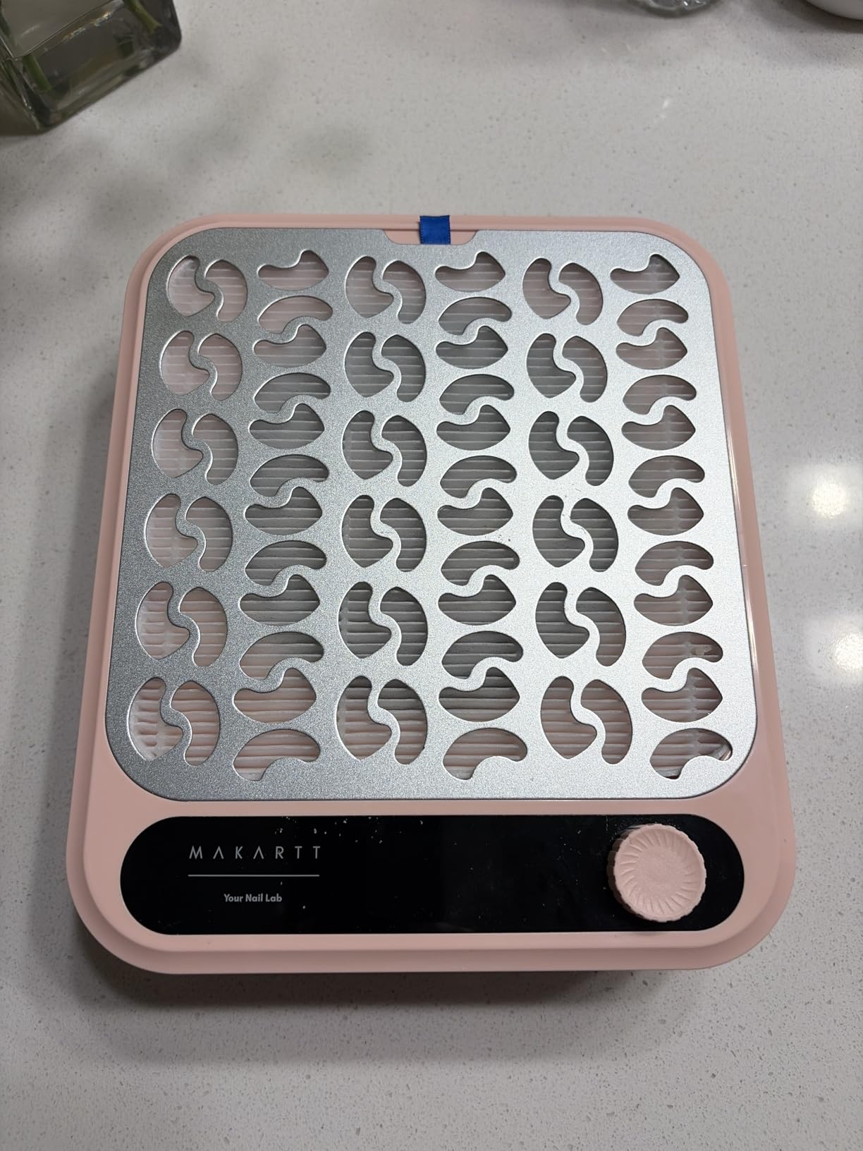 Makartt Nail Dust Collector - Professional Powerful Suction Larina Dust Collector Nail Tech LED Display, Adjustable Speed Reusable Filter, Strainer Panel for Acrylic Nail Polishing Manicure Salon Home customer photo 2