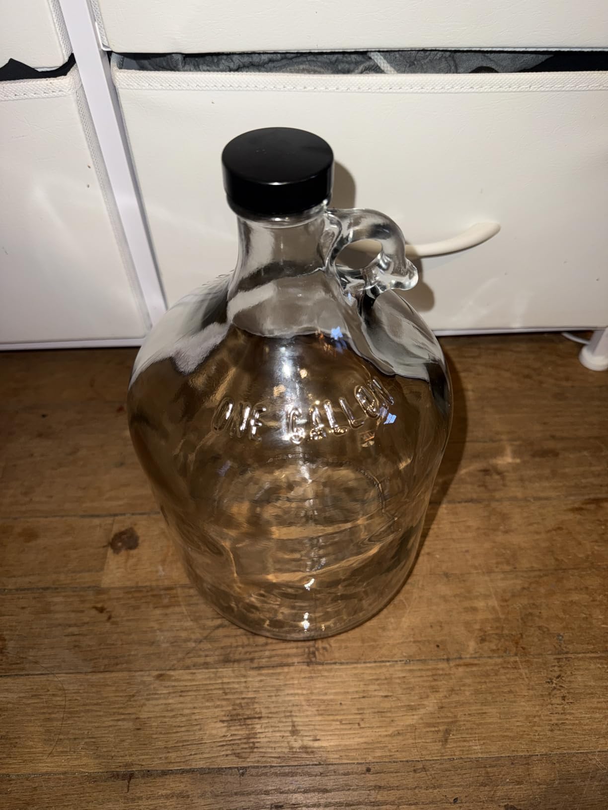 FastRack 1 Gallon Glass Jug with Black Polyseal Caps, 6.5G Rubber Bungs & Twin Bubble Airlocks - Fermentation Jars for Home Brewing, Clear Glass Fermenter Containers for Liquid Fermentation customer photo 2