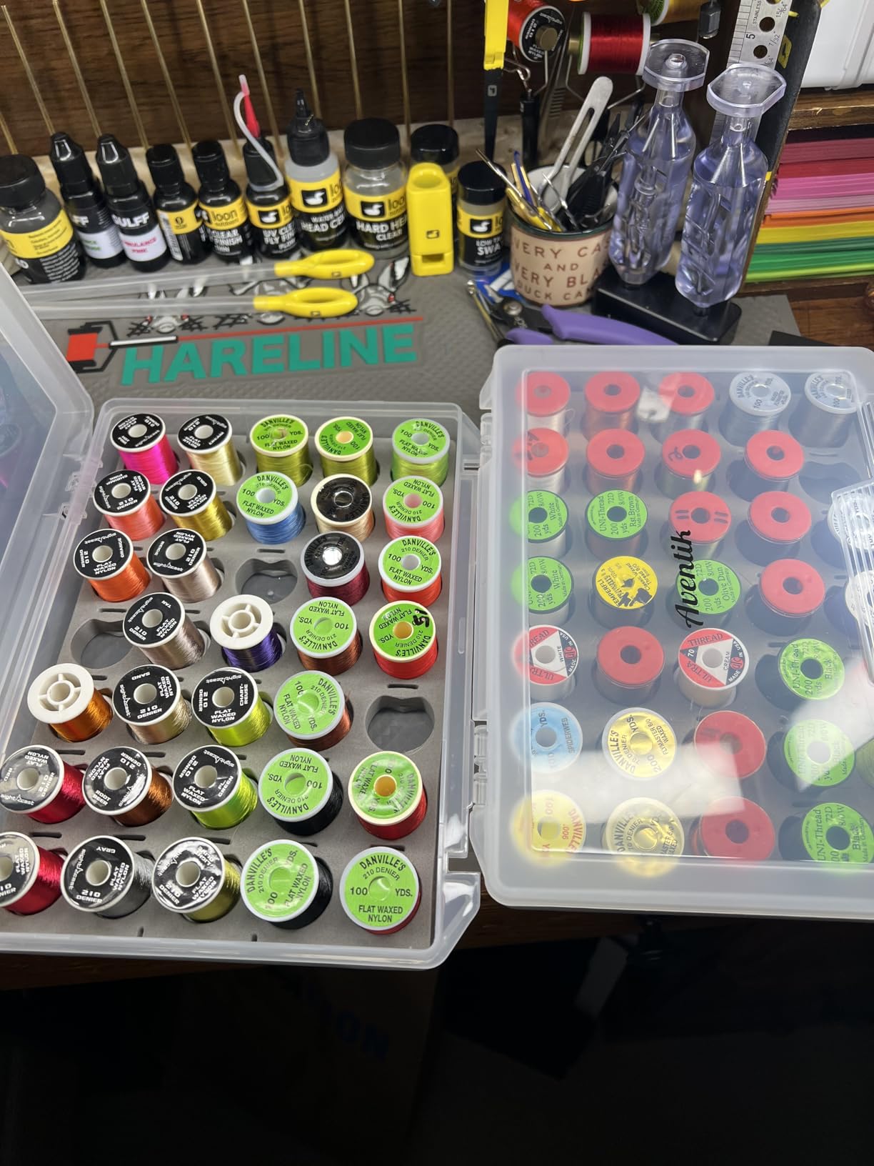 Aventik Fly Tyers Spool/Stash Box Essential Gear for Anglers Compact L 9.6'' X W 7.3''X H 1.6'' (2pcs) customer photo 1