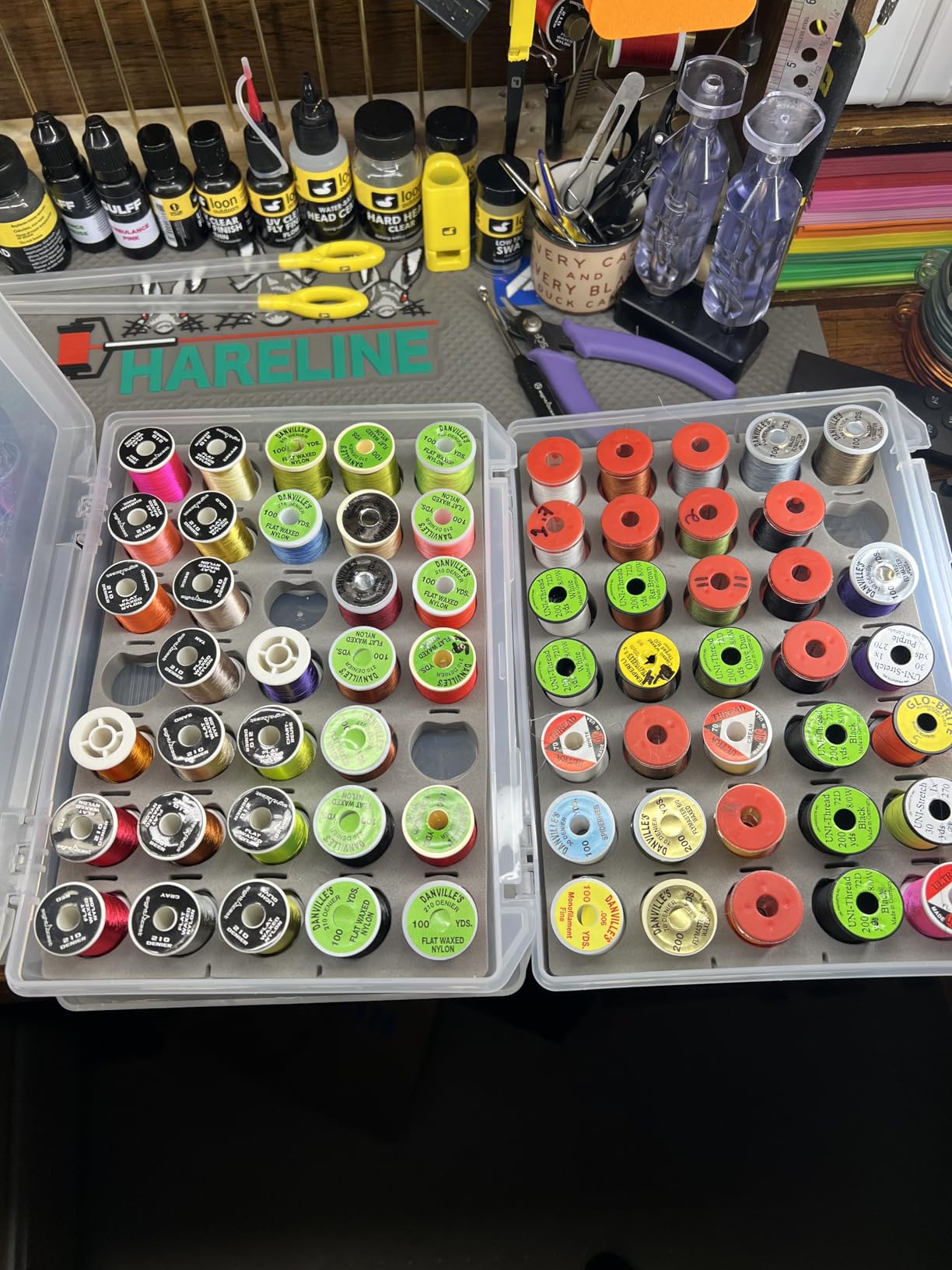 Aventik Fly Tyers Spool/Stash Box Essential Gear for Anglers Compact L 9.6'' X W 7.3''X H 1.6'' (2pcs) customer photo 2