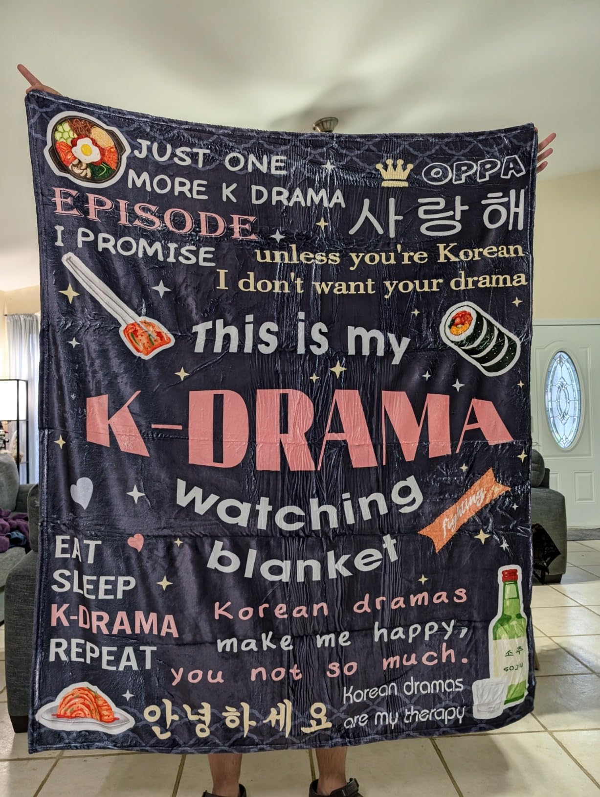 Theater Gifts, Theatre Gifts Blanket, Musical Theater Gifts, Gifts for Theatre Lovers, Gifts for Theatre Actors, Theatre Gifts for Women, Broadway Gift Throw Blanket 60x50in customer photo 2