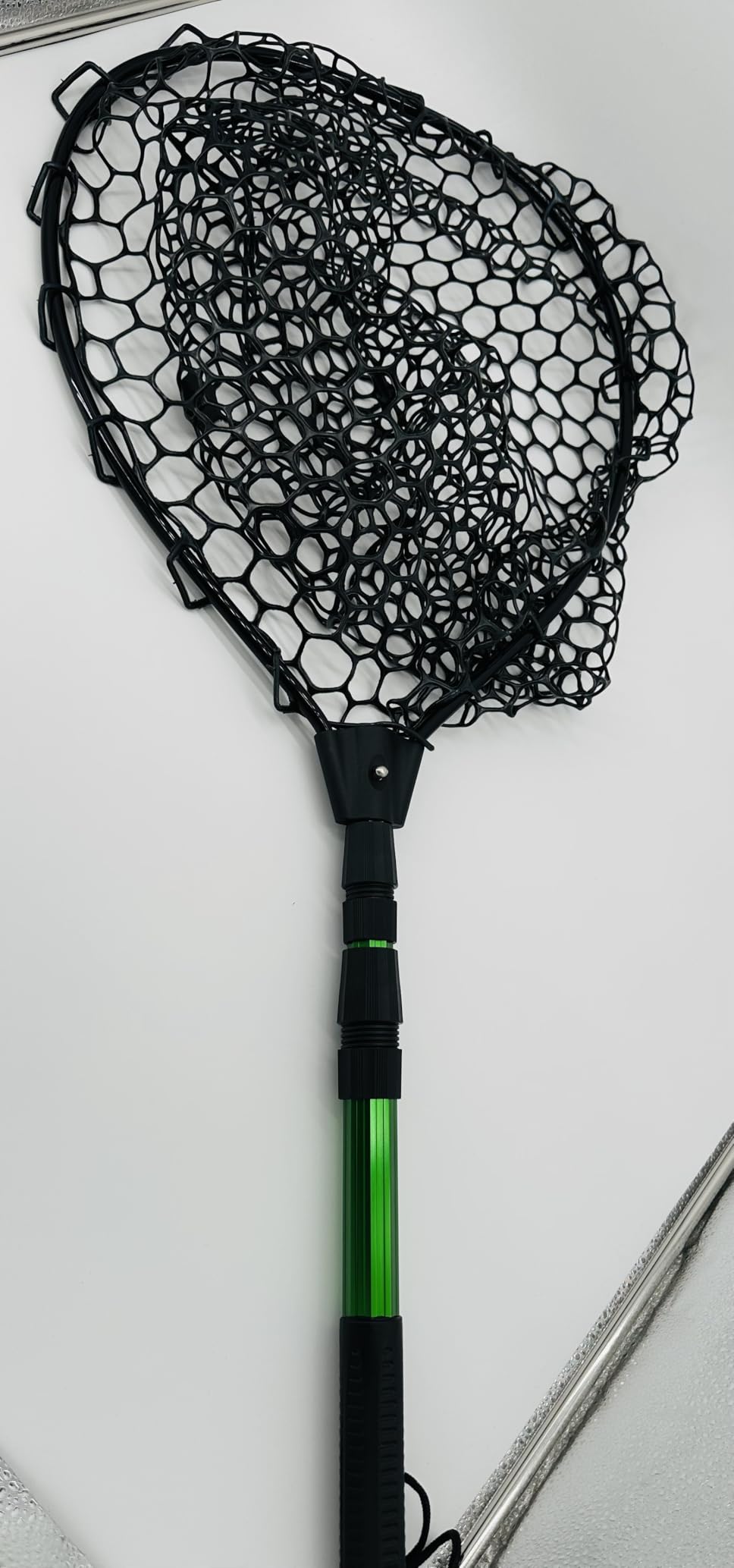 Rubber Fishing Net with Telescoping Handle - High Strength Landing Net for Fishing with Soft Rubber Netting, Two Sizes Options customer photo 1