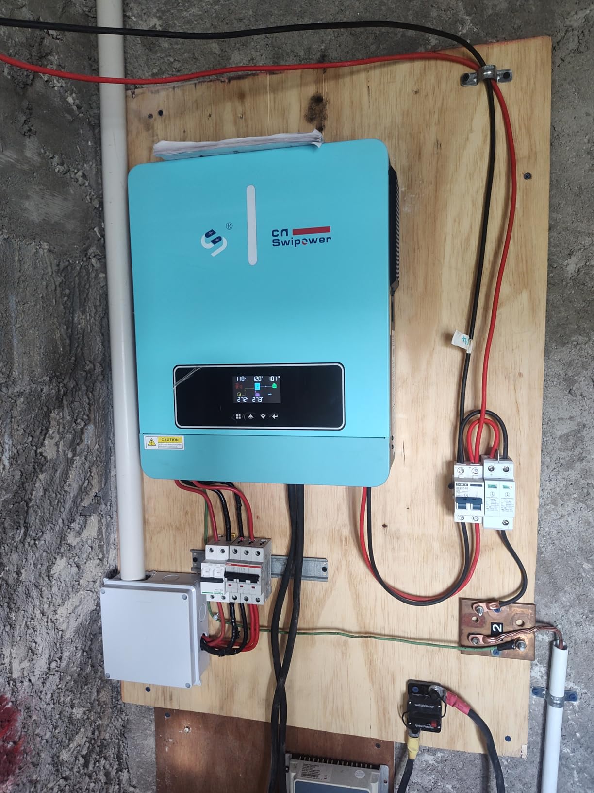 Xijia 3600W Hybrid Solar Inverter, 24VDC to 120VAC Power Converter with 120A MPPT Solar Charging Controller, Battery-Less Operation Pure Sine Wave Inverter for Home, RVs and Off-Grid Cabin customer photo 2