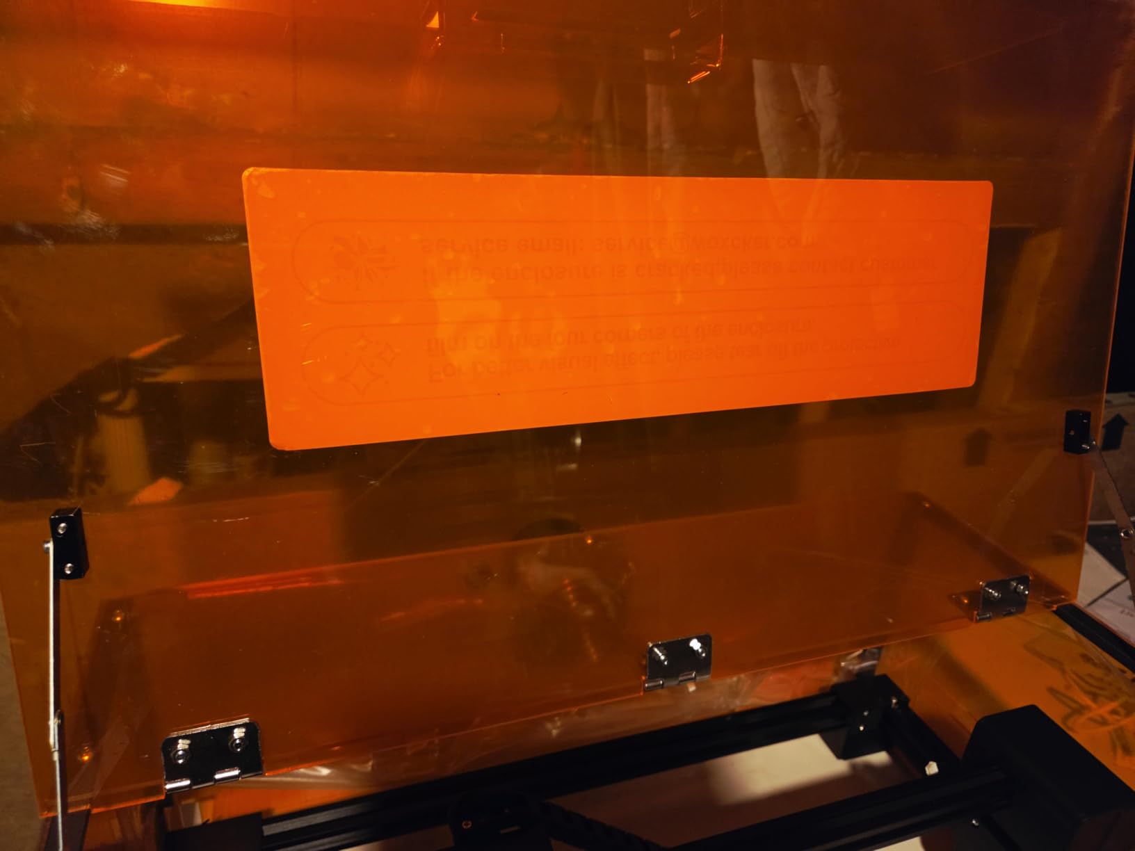 Laser Engraver, Woxcker L2 MAX 10W Enclosure Laser Cutter and Engraver Machine, 300x300mm Bed Size CNC Engraving Machine 0.01mm High Precision for Wood Stainless Steel Glass Metal (Class 1 10000mW) customer photo 1