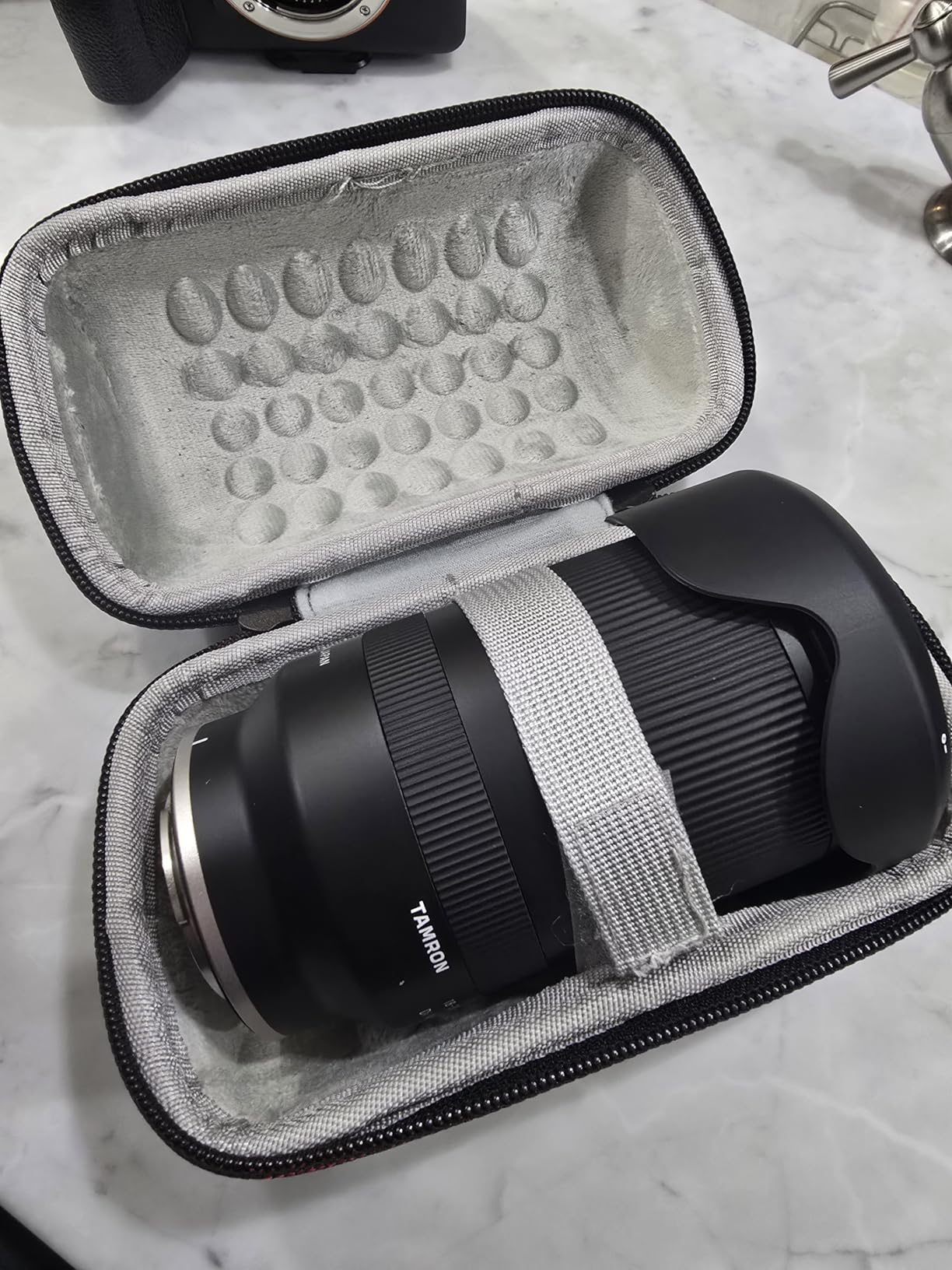 Ginsco Hard Shell Protect Case for Camera Lens, Compatible with Canon EF24-70mm, Sony FE24-70mm GM customer photo 1