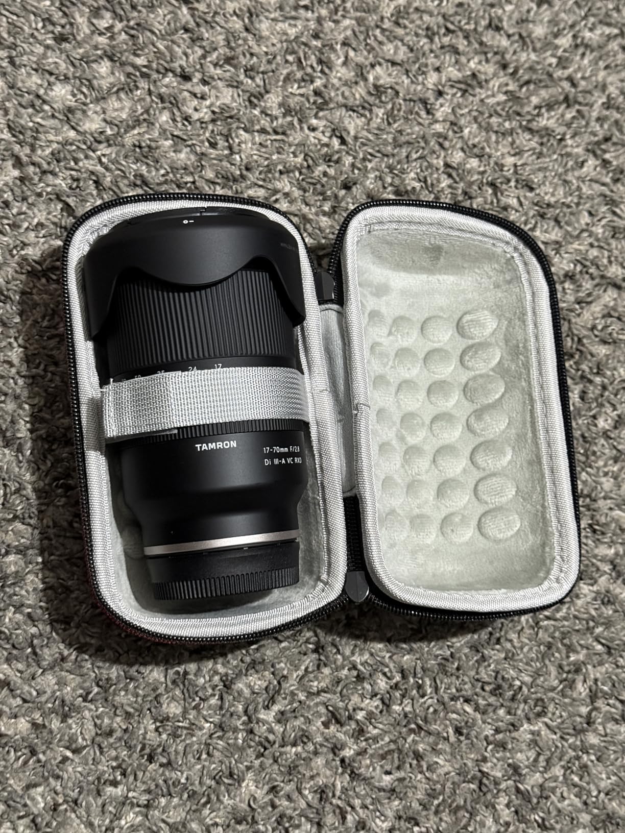 Ginsco Hard Shell Protect Case for Camera Lens, Compatible with Canon EF24-70mm, Sony FE24-70mm GM customer photo 2