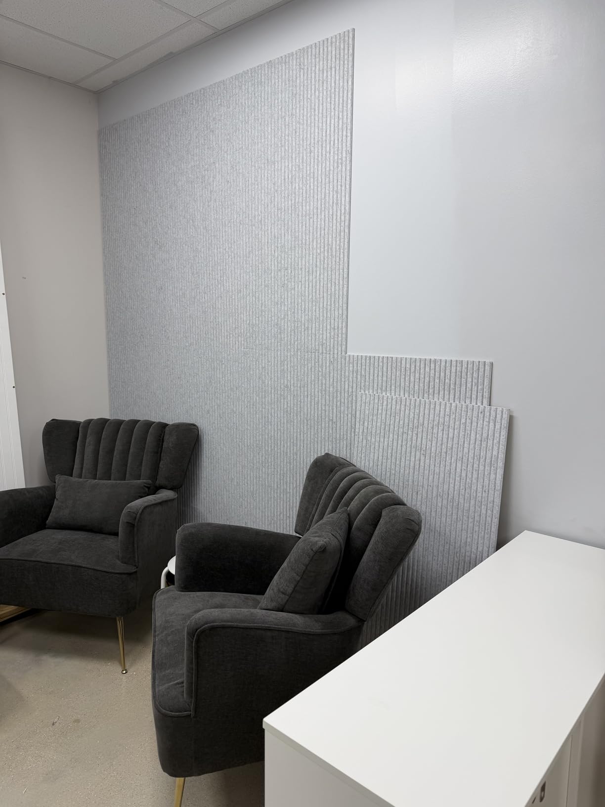 4 Pack Large Acoustic Panels Sound Absorbing with Self-Adhesive, 47.2